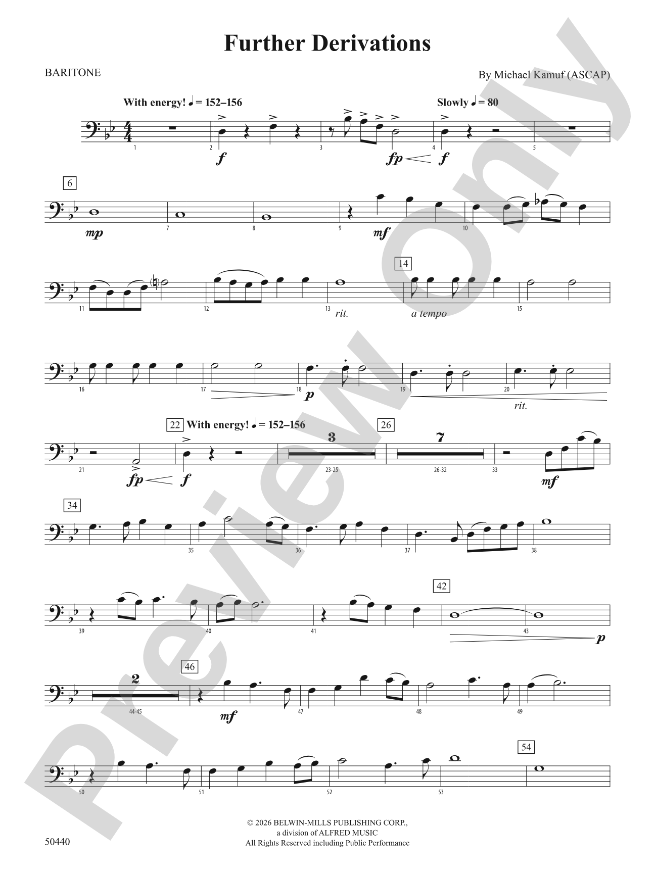 Further Derivations: Baritone B.C.
