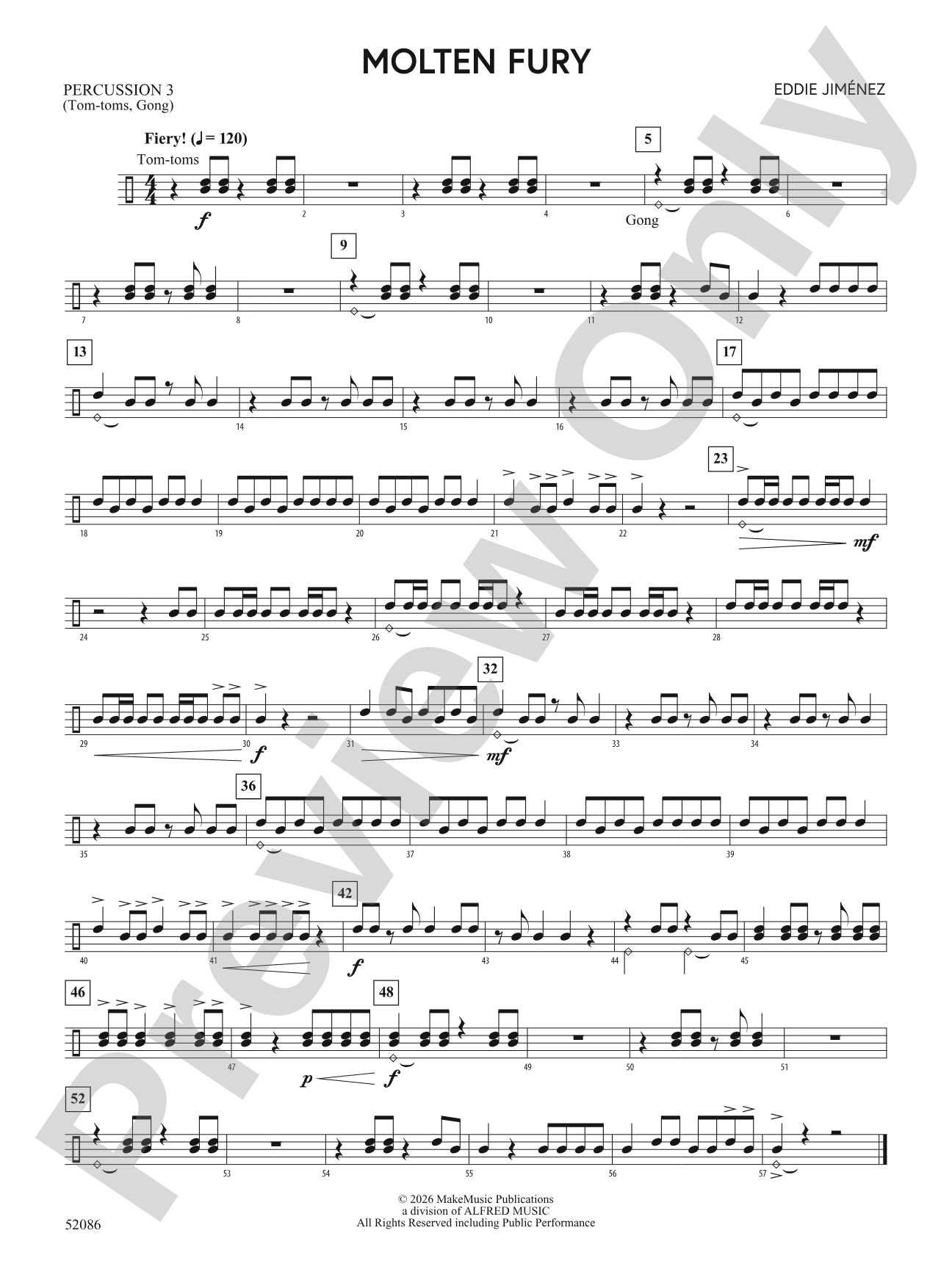 Molten Fury: 3rd Percussion