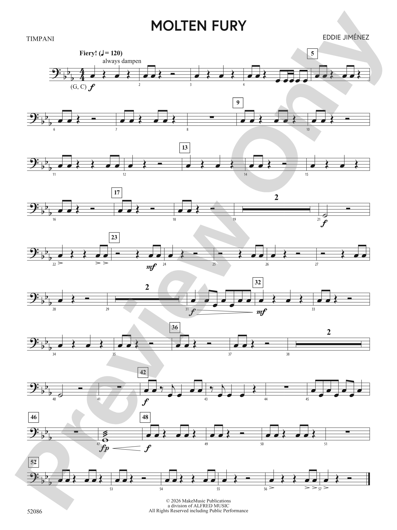 Molten Fury: Timpani