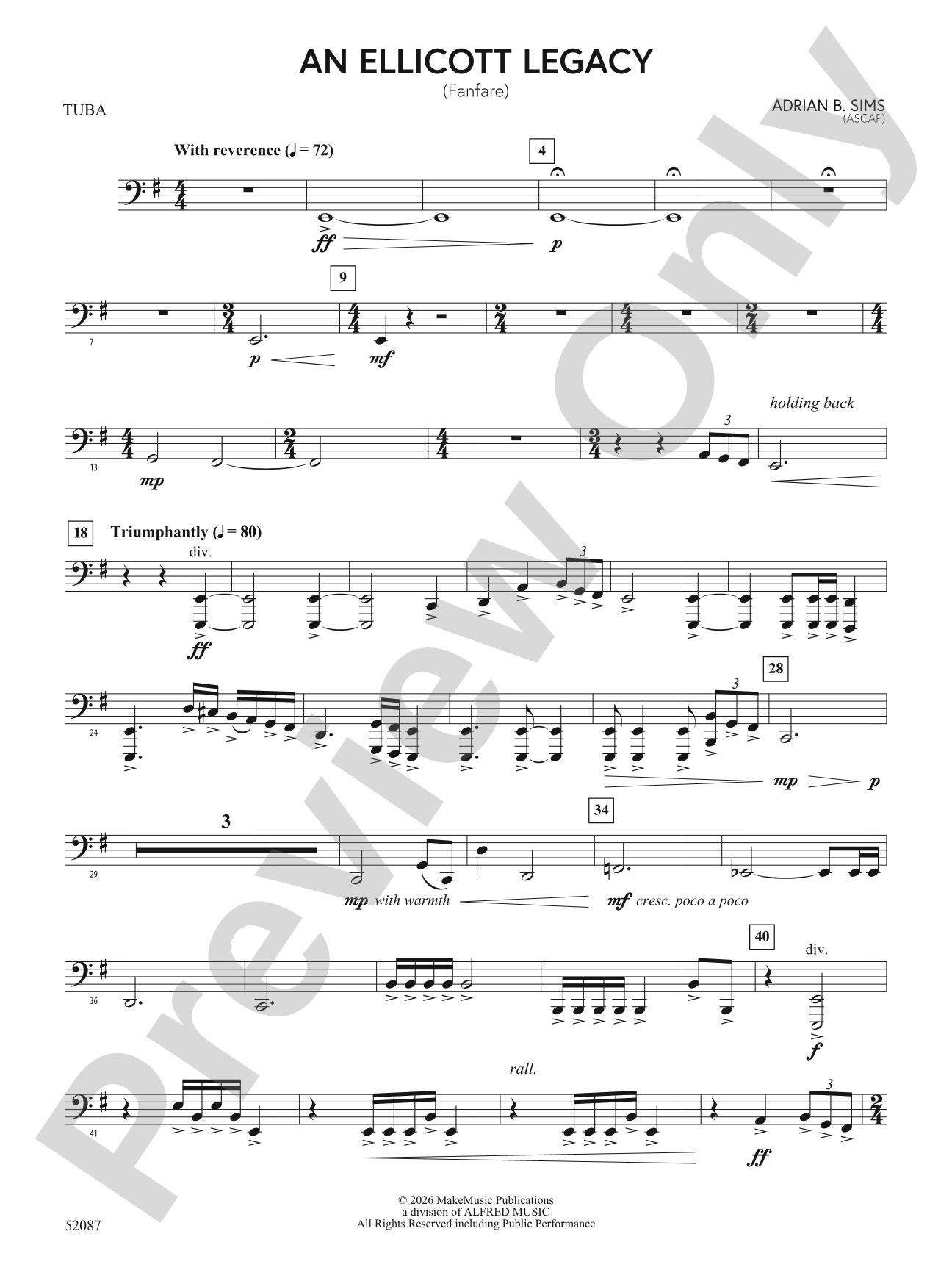 An Ellicott Legacy: Tuba