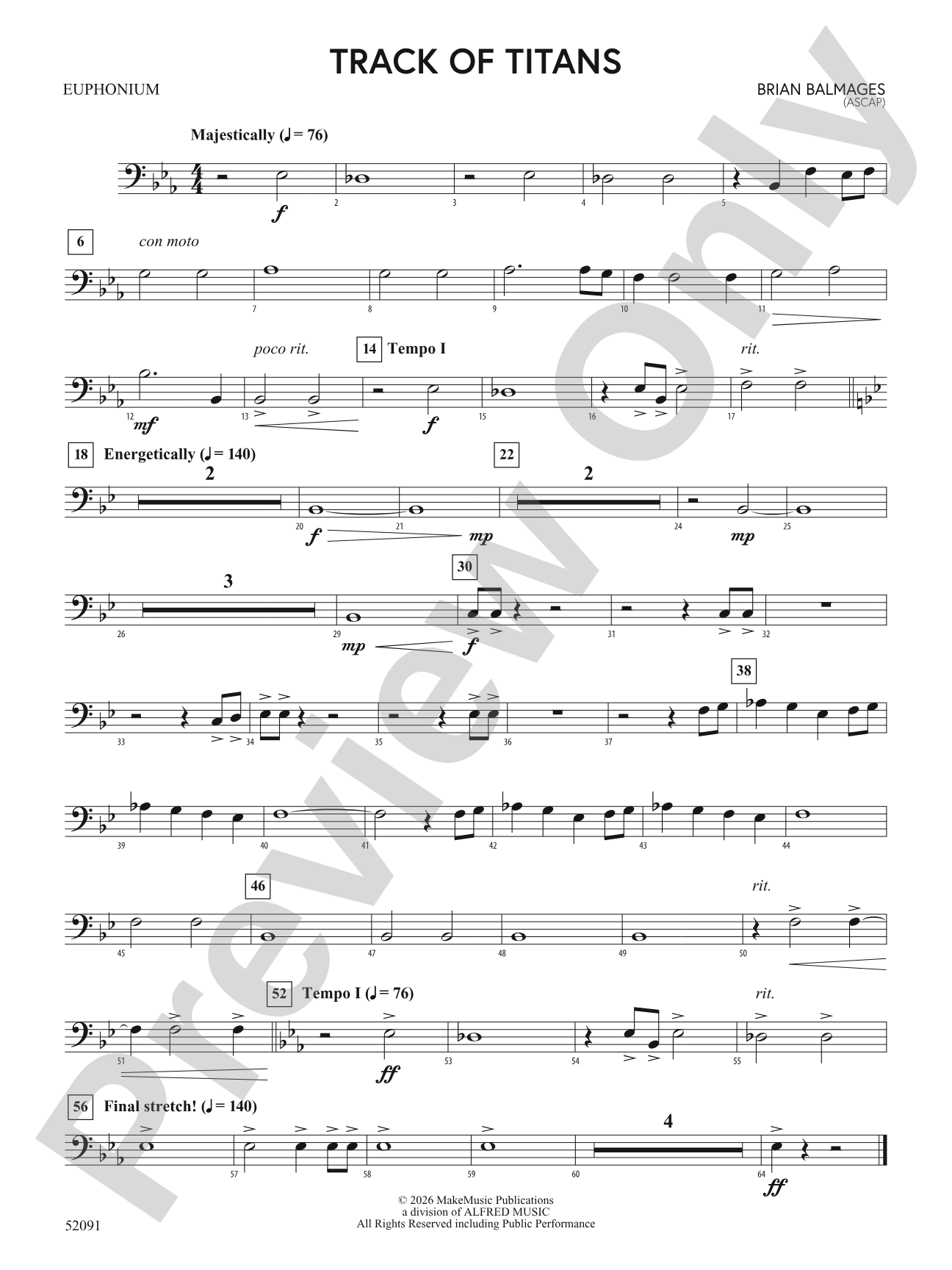 TRACK OF TITANS/MDB: Baritone B.C.
