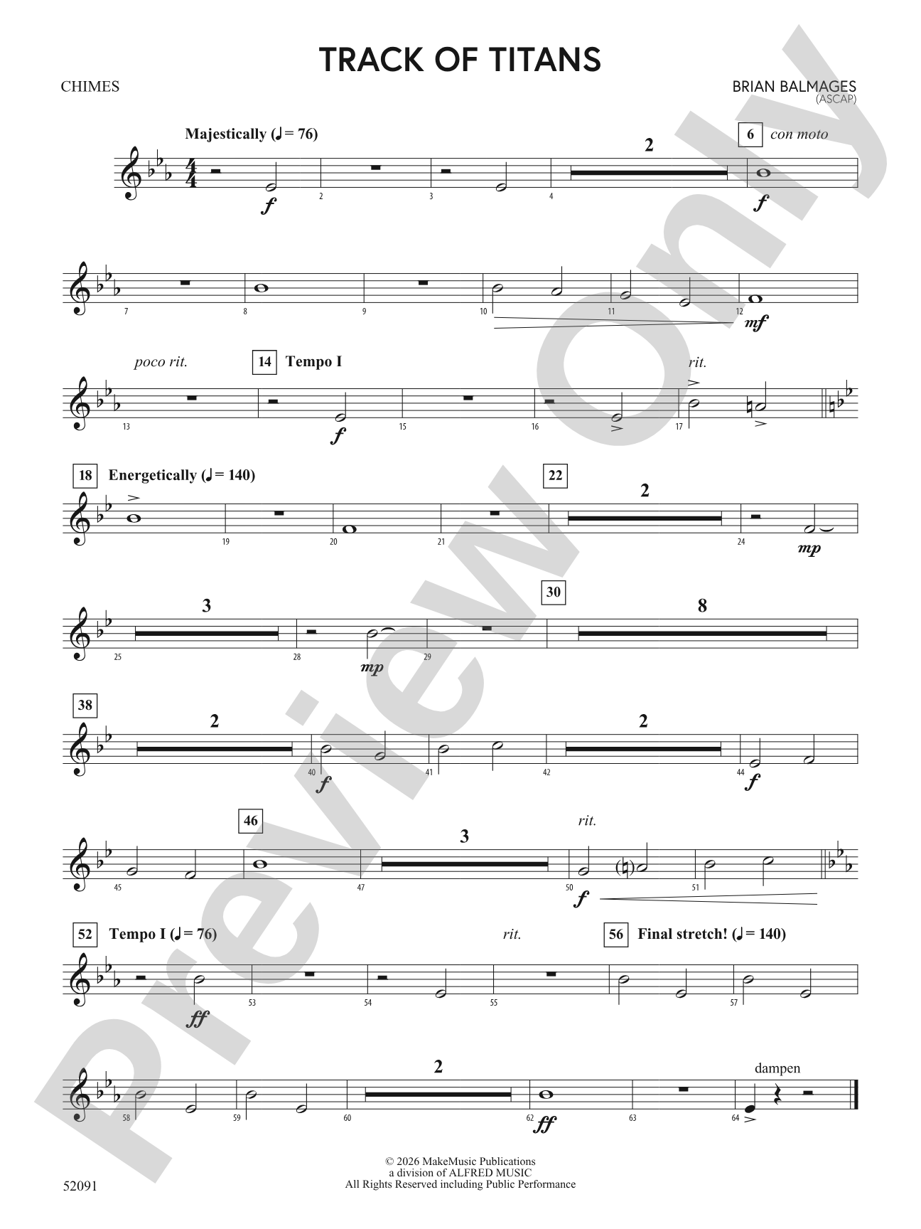TRACK OF TITANS/MDB: Chimes