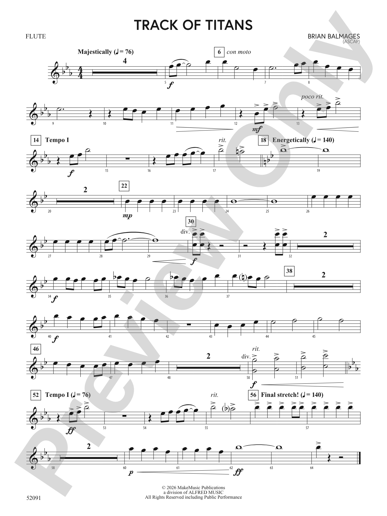 TRACK OF TITANS/MDB: Flute