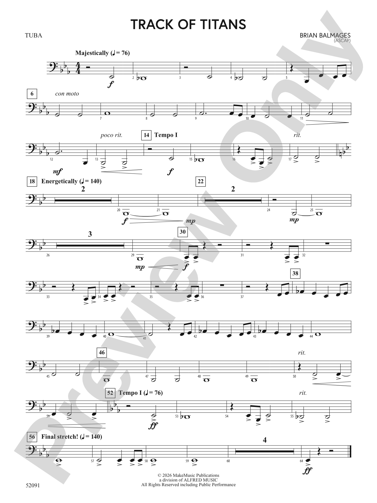 TRACK OF TITANS/MDB: Tuba