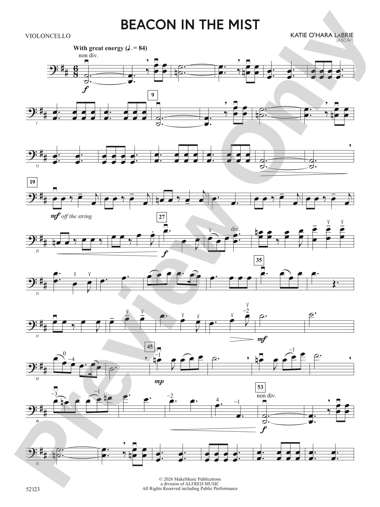 Beacon in the Mist: Cello