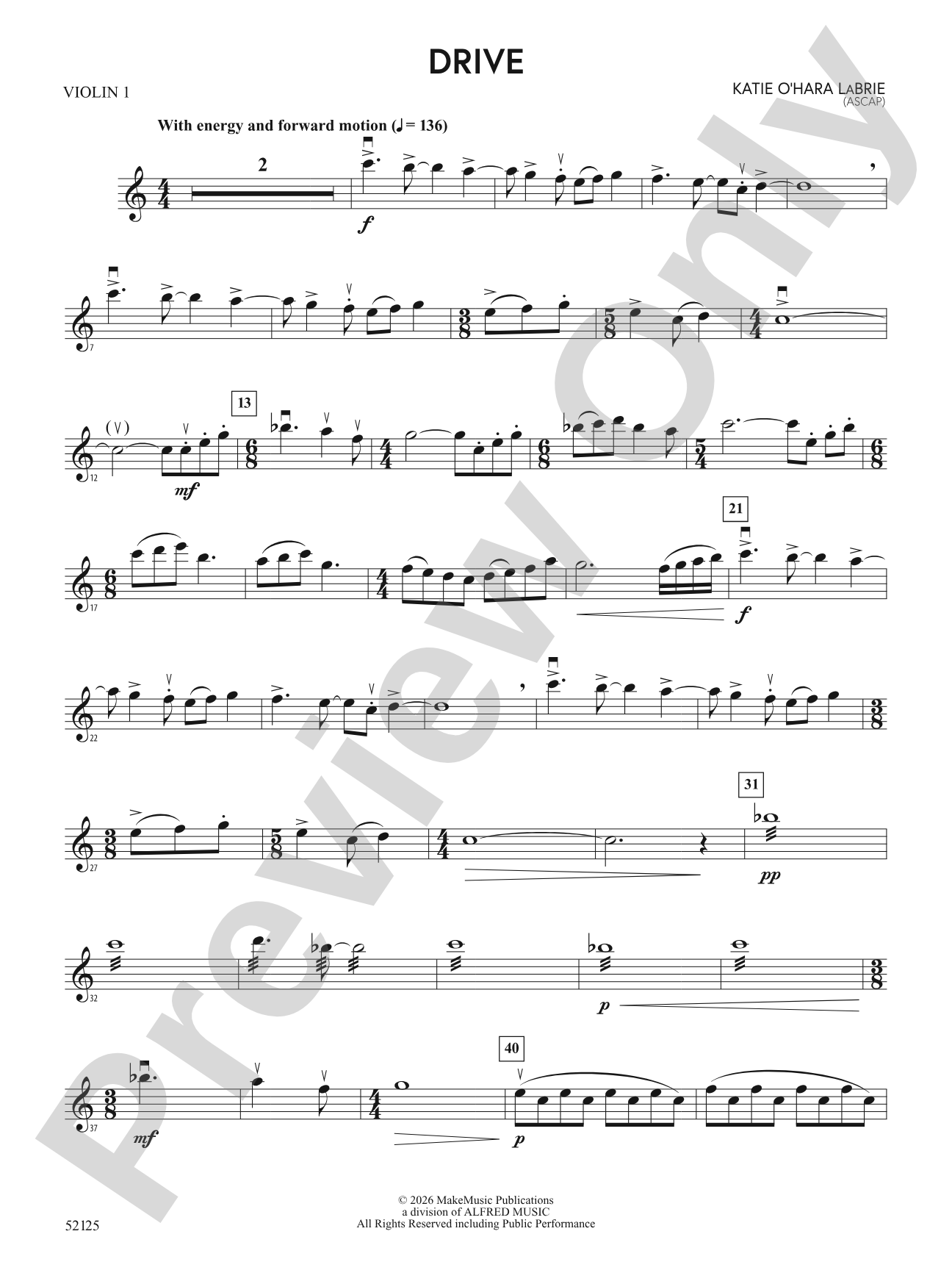 Drive: 1st Violin