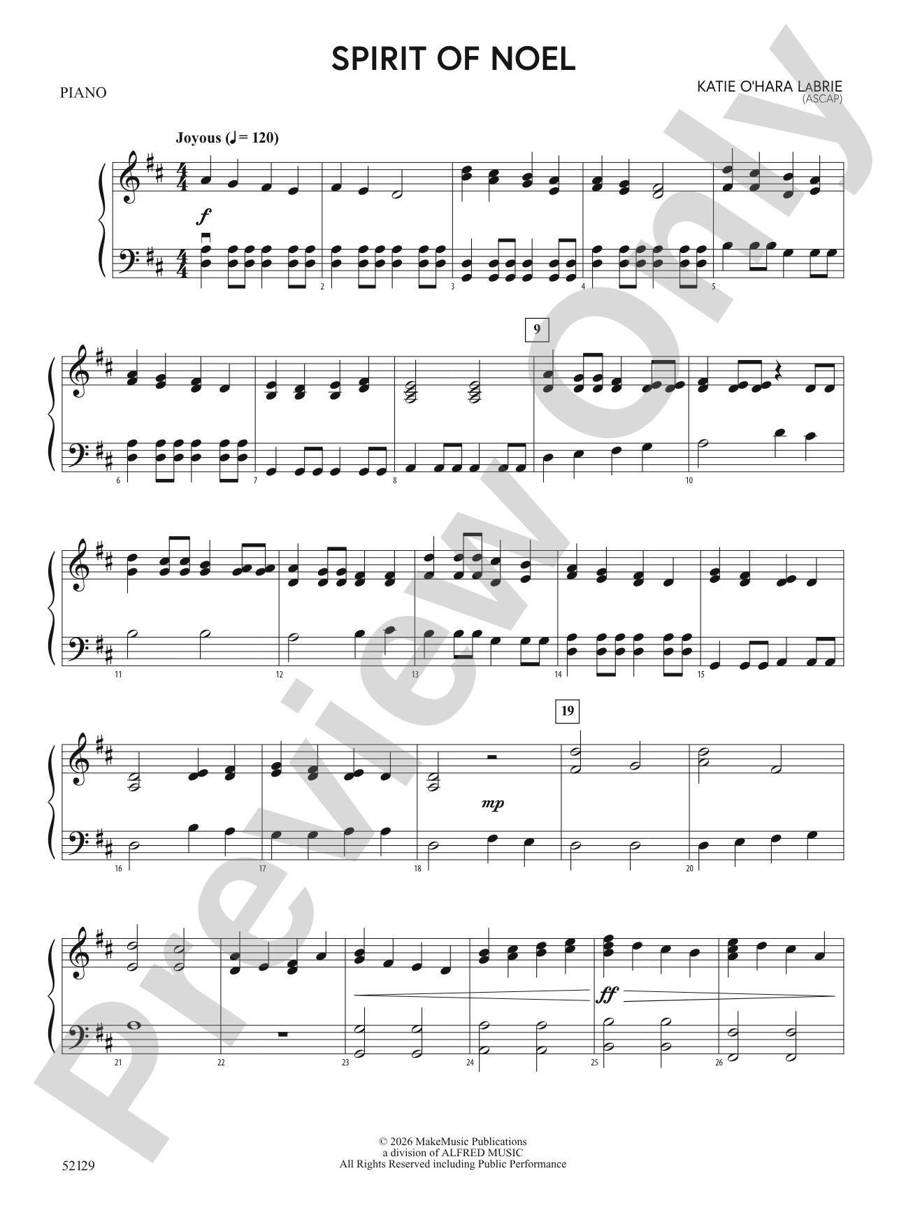 Spirit of Noel: Piano Accompaniment