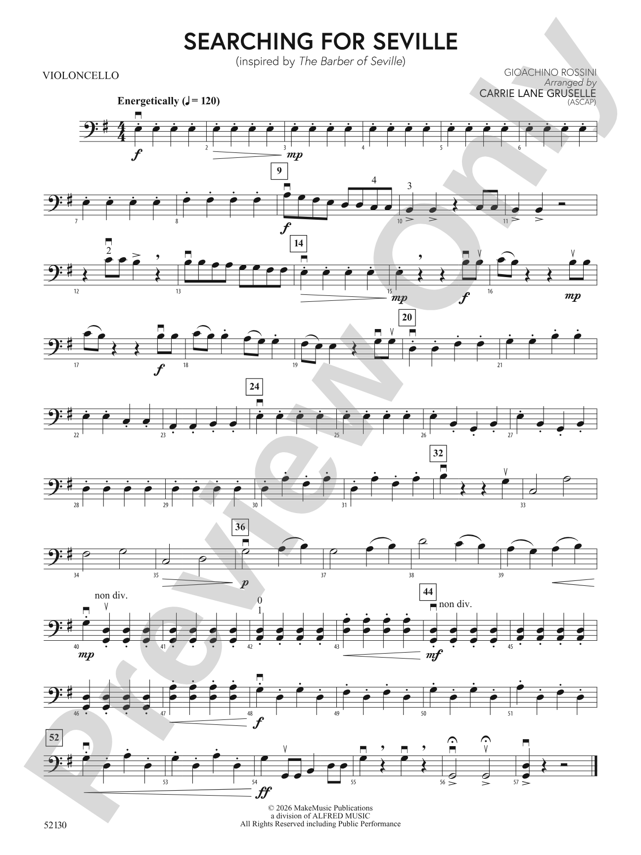 SEARCHING FOR SEVILLE/MDS: Cello
