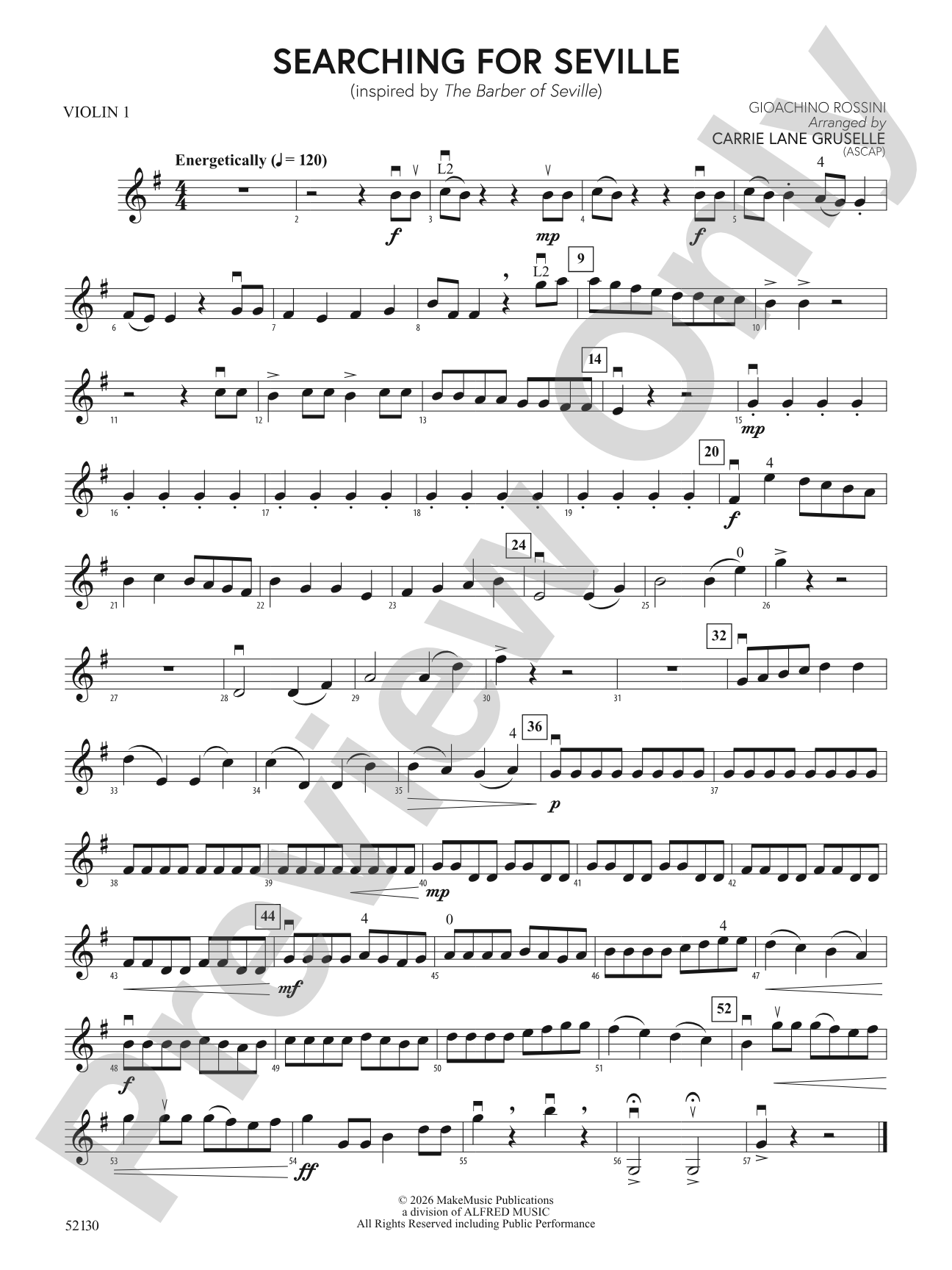 SEARCHING FOR SEVILLE/MDS: 1st Violin