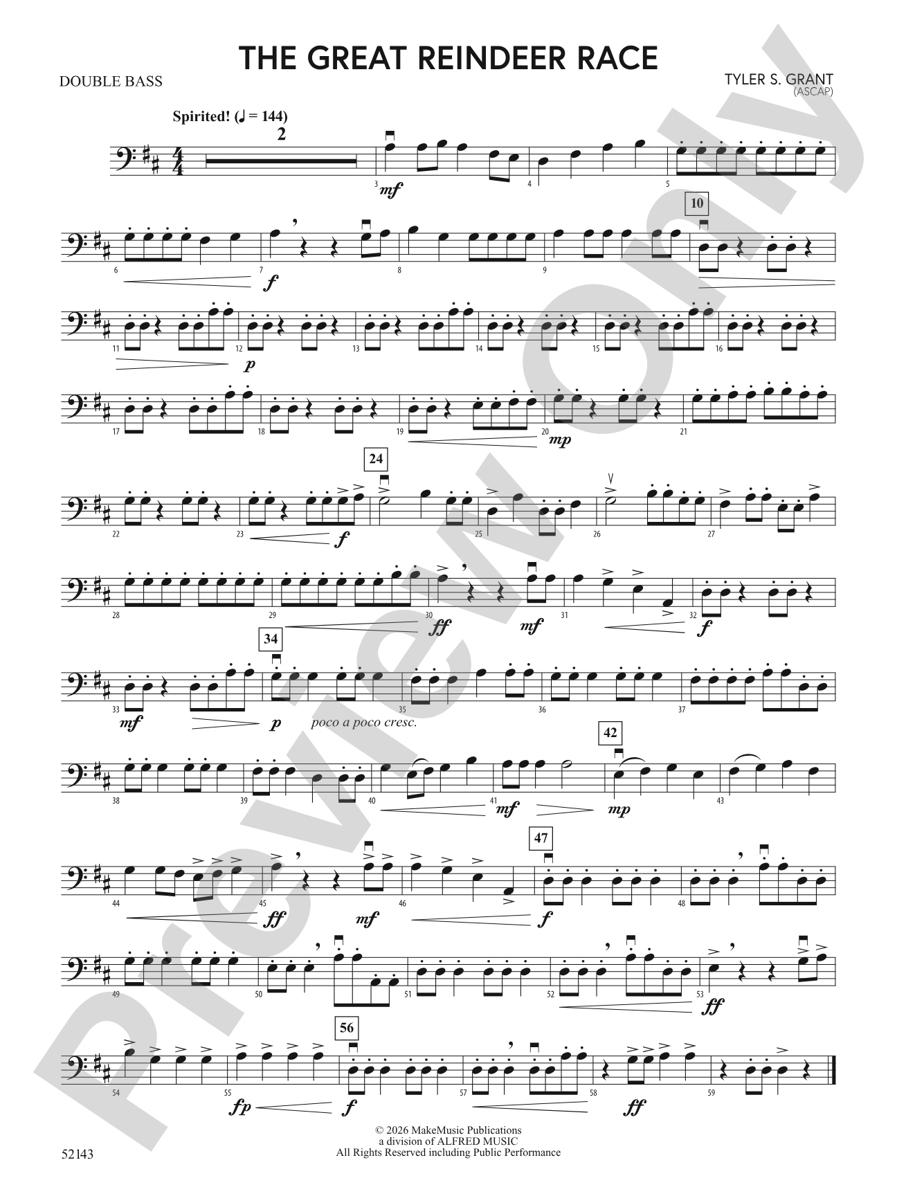 The Great Reindeer Race: String Bass