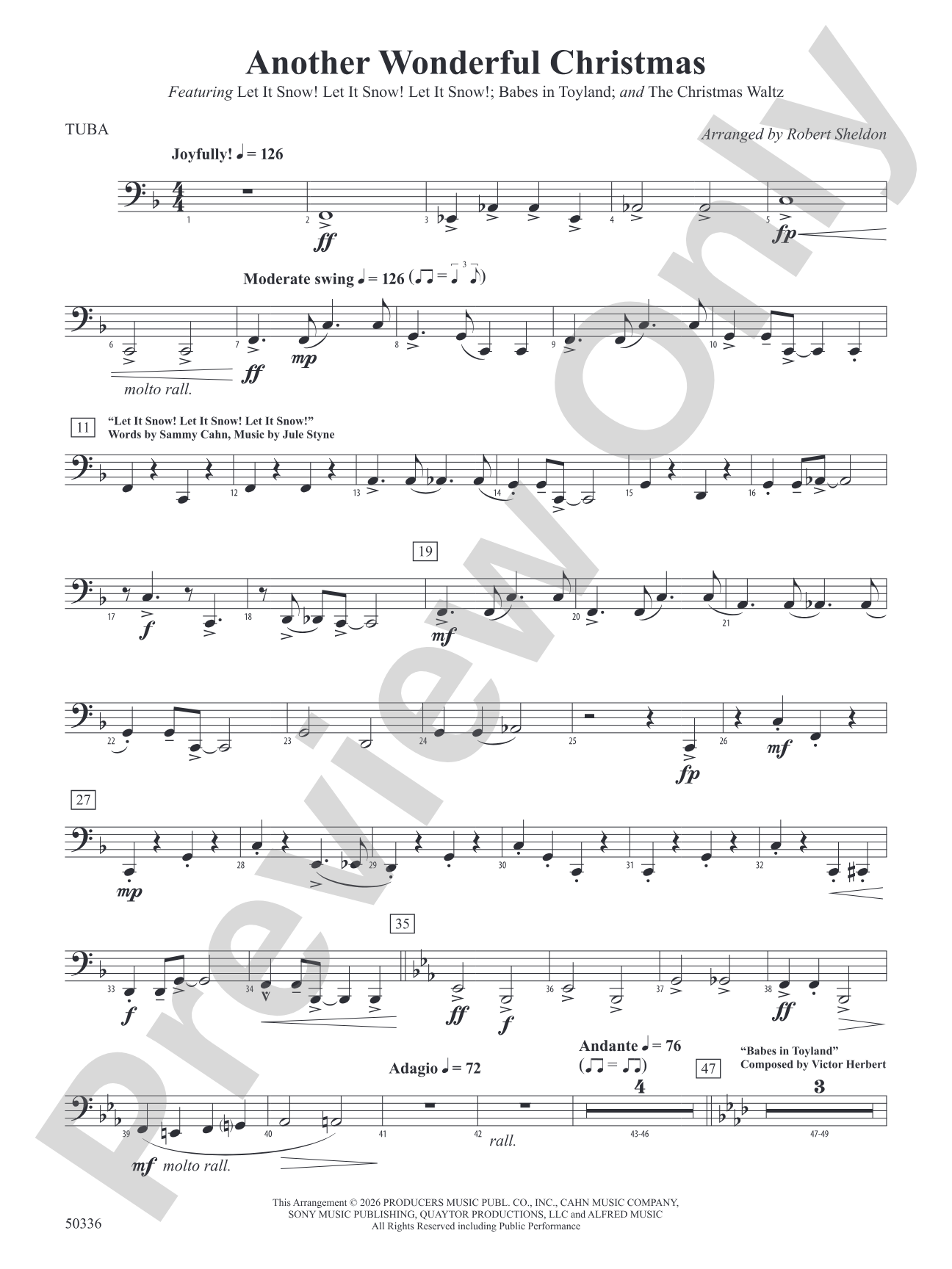 Another Wonderful Christmas: Tuba