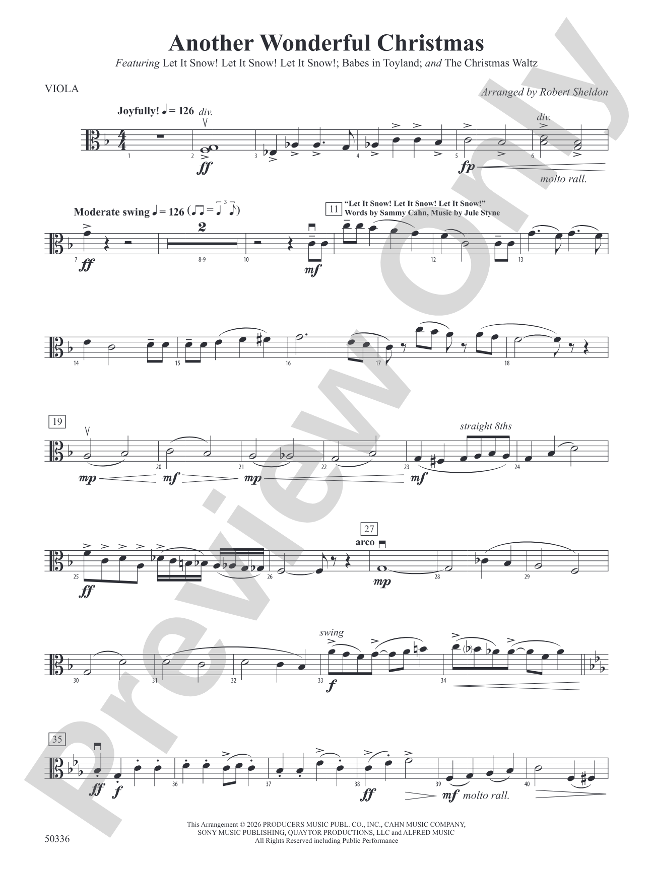 Another Wonderful Christmas: Viola