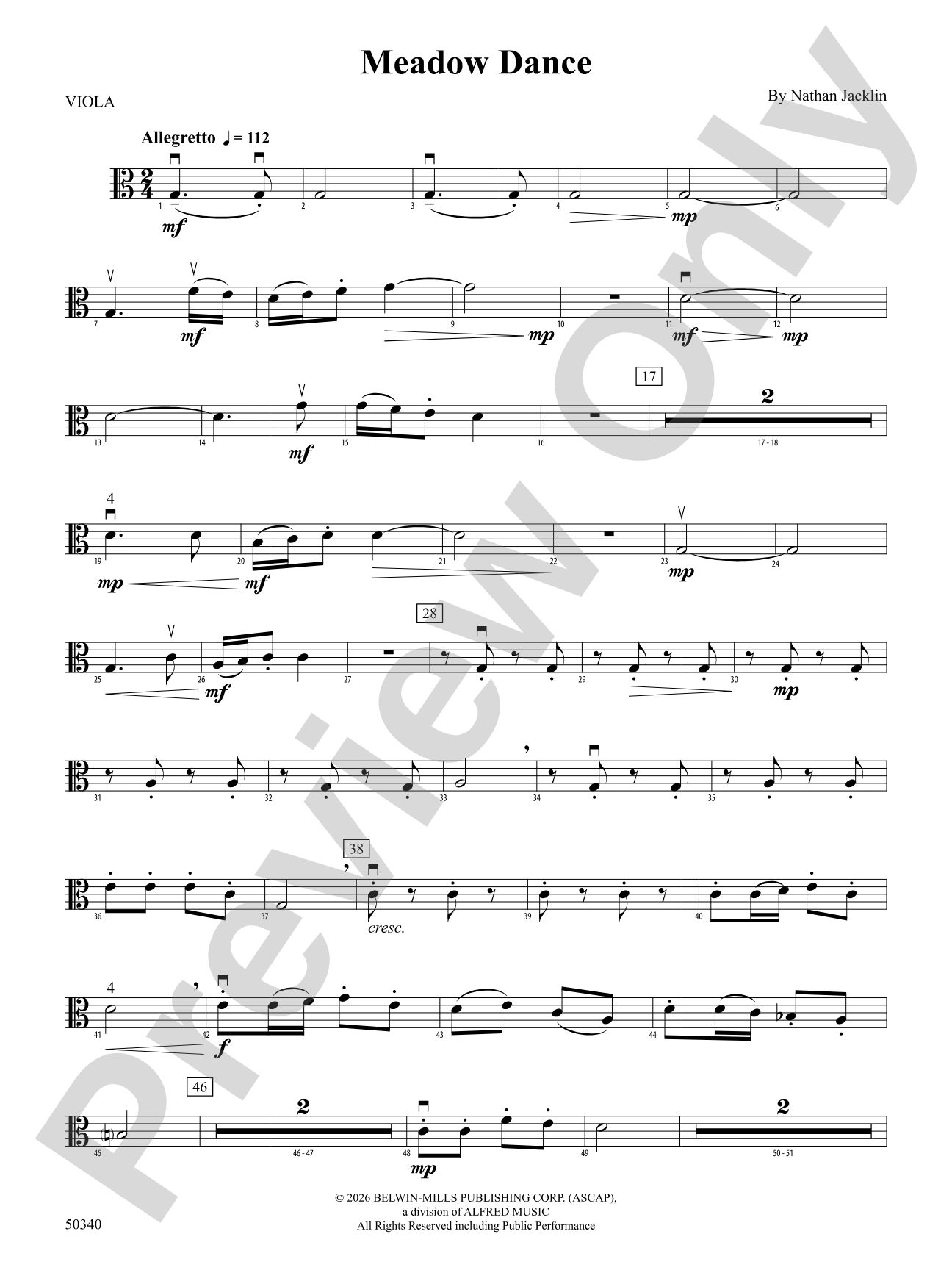 Meadow Dance: Viola