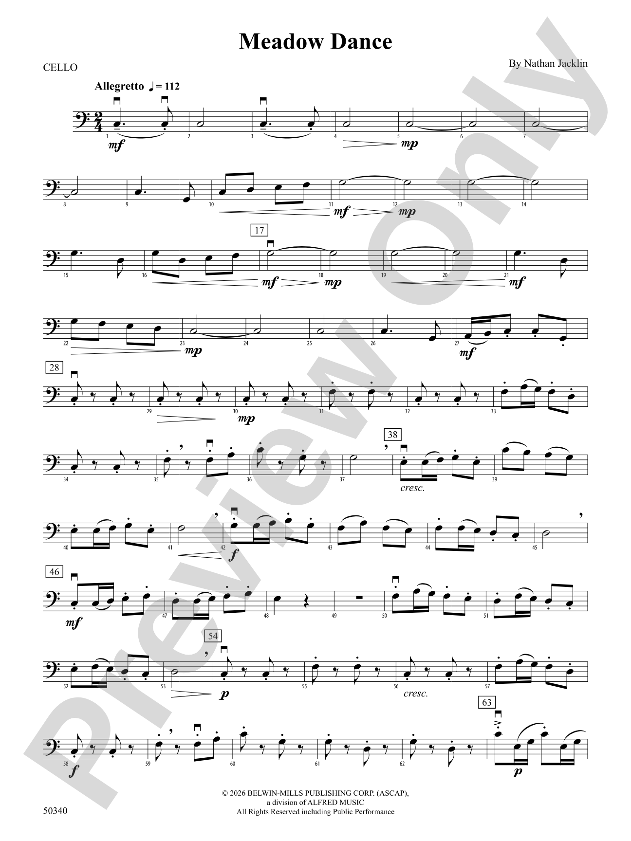 Meadow Dance: Cello