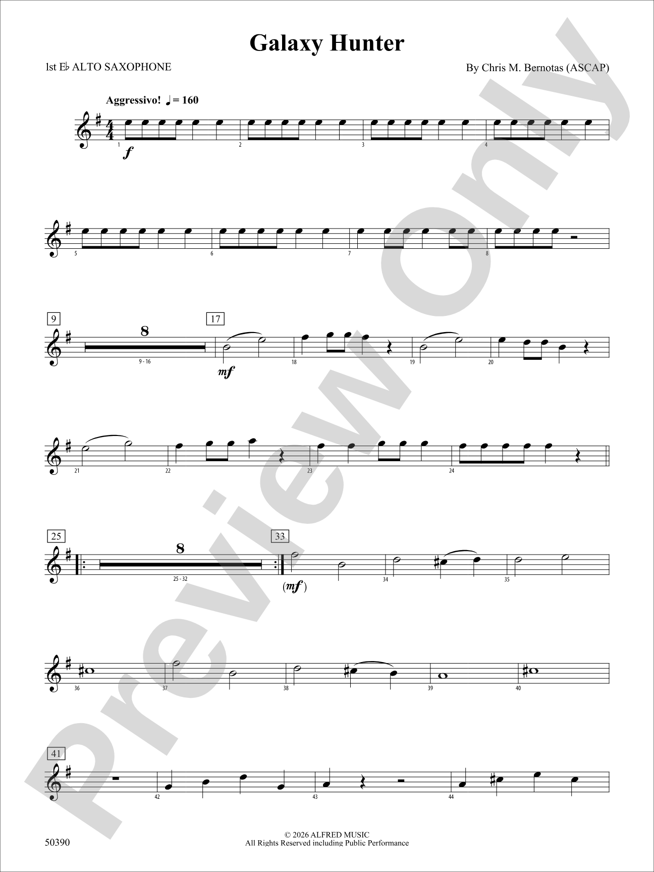 Galaxy Hunter: E-flat Alto Saxophone