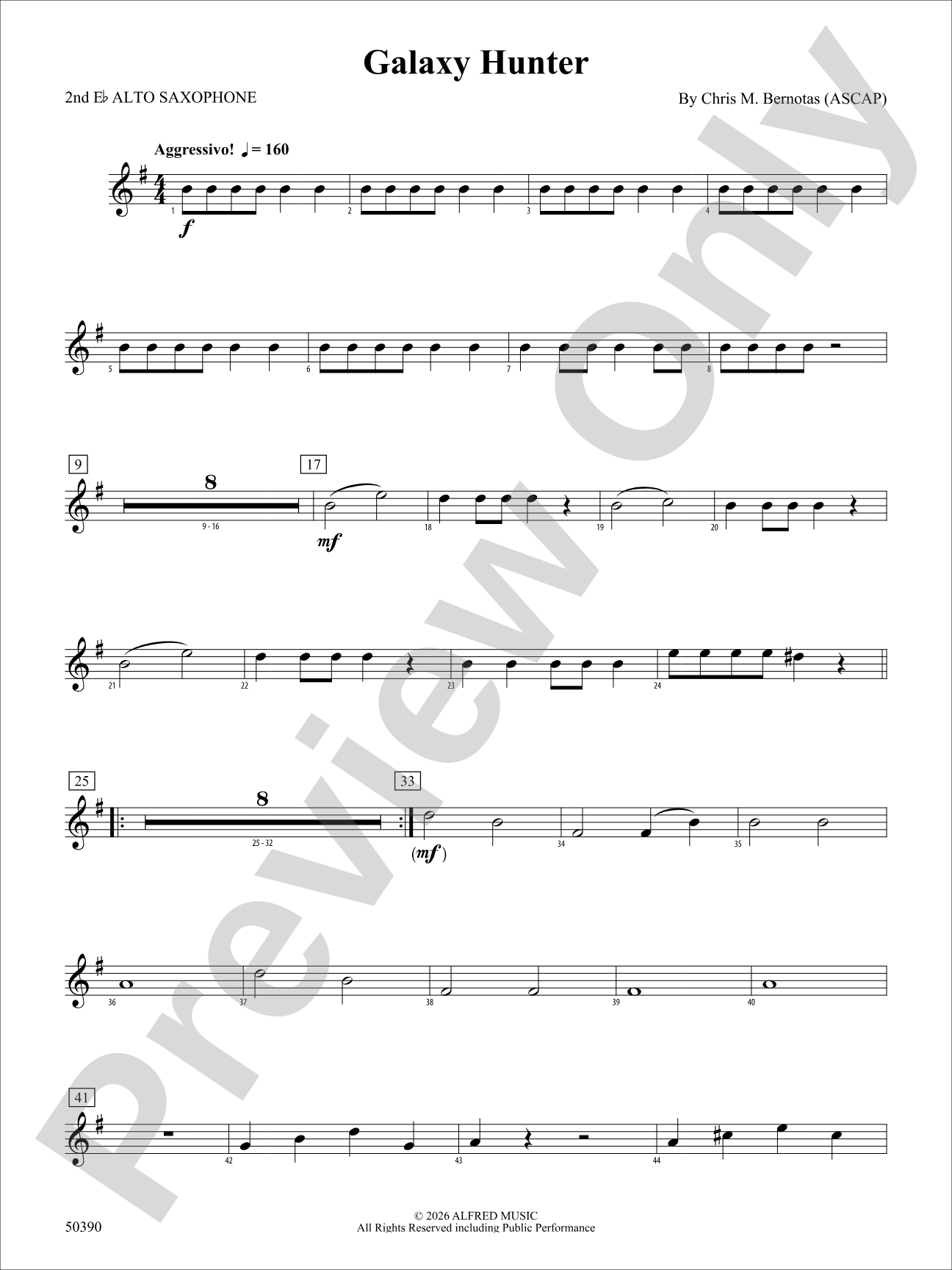 Galaxy Hunter: 2nd E-flat Alto Saxophone
