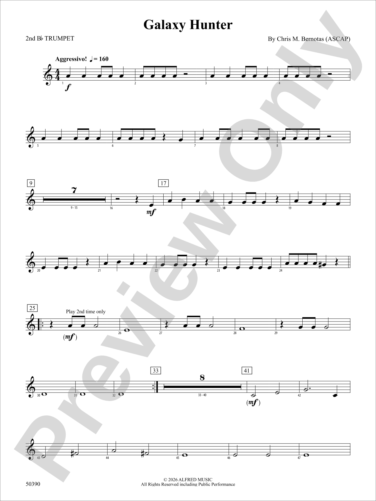 Galaxy Hunter: 2nd B-flat Trumpet