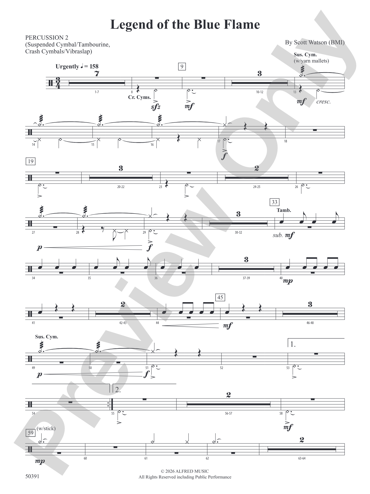 Legend of the Blue Flame: 2nd Percussion