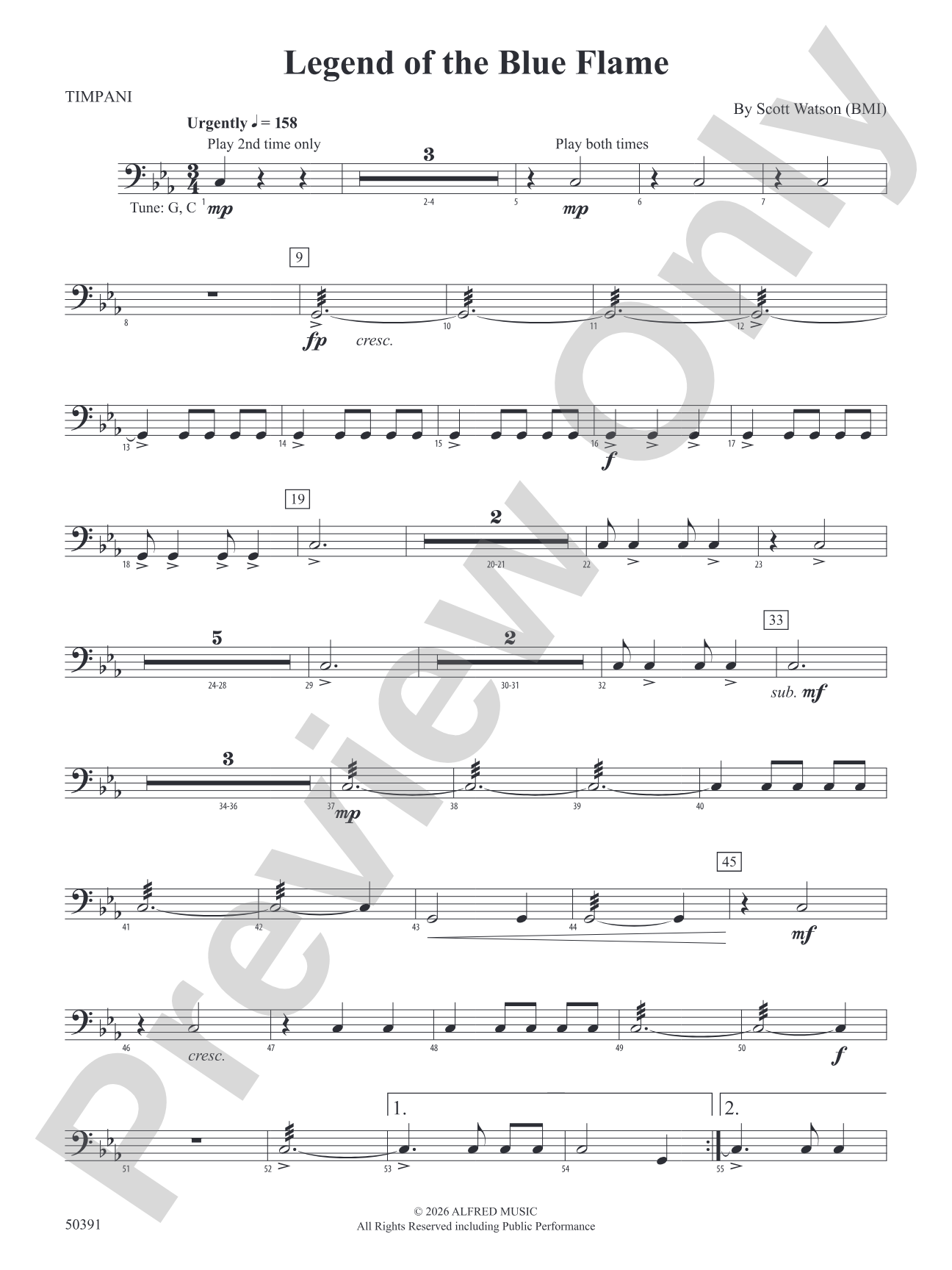 Legend of the Blue Flame: Timpani