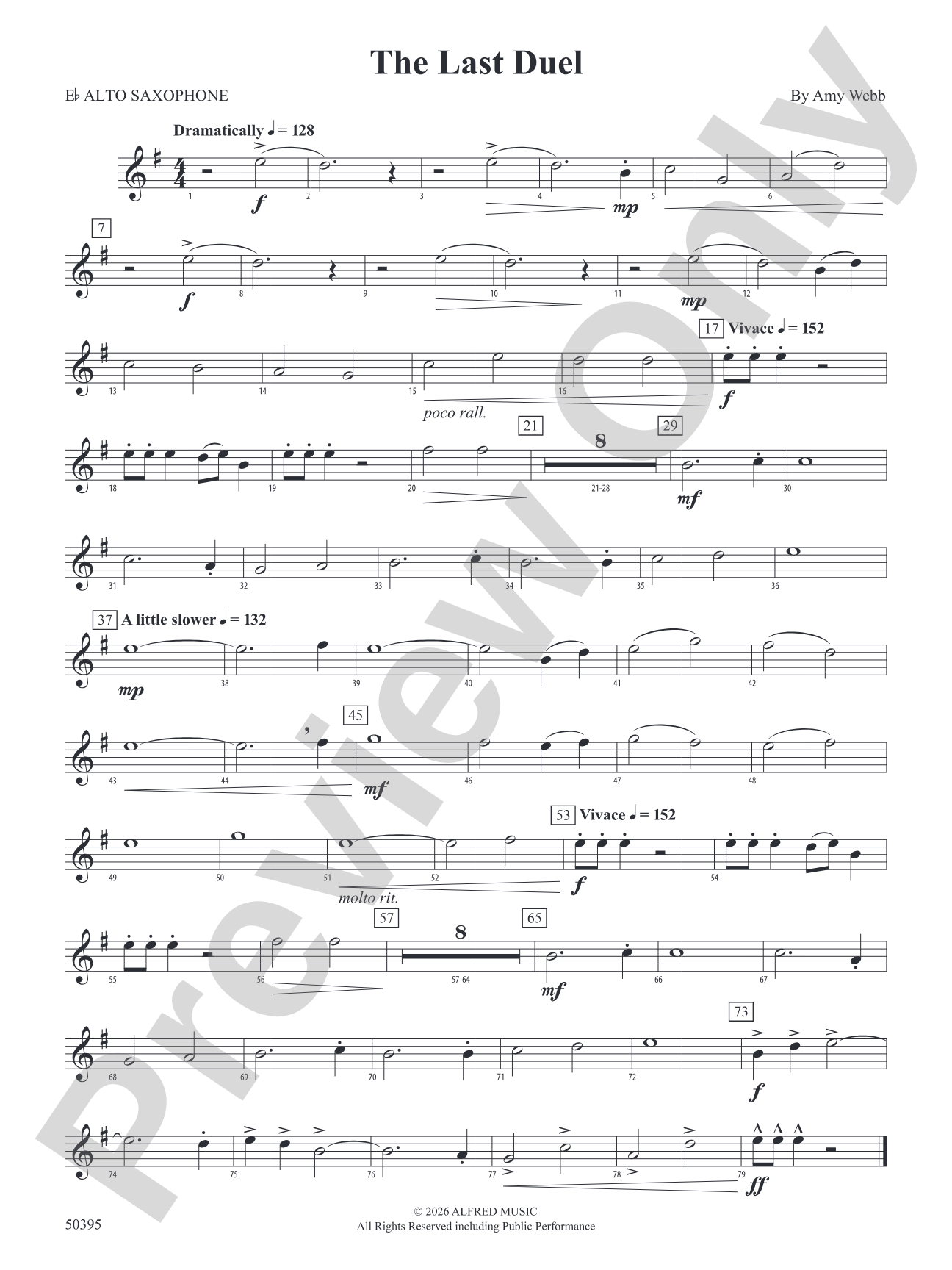 The Last Duel: E-flat Alto Saxophone