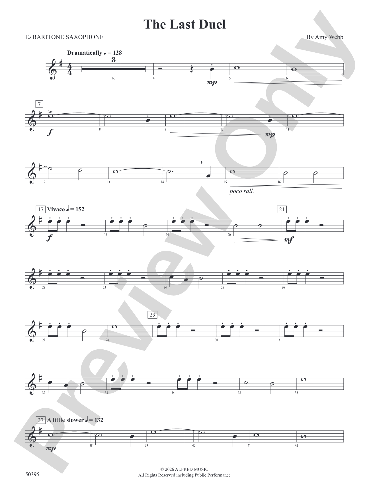 The Last Duel: E-flat Baritone Saxophone