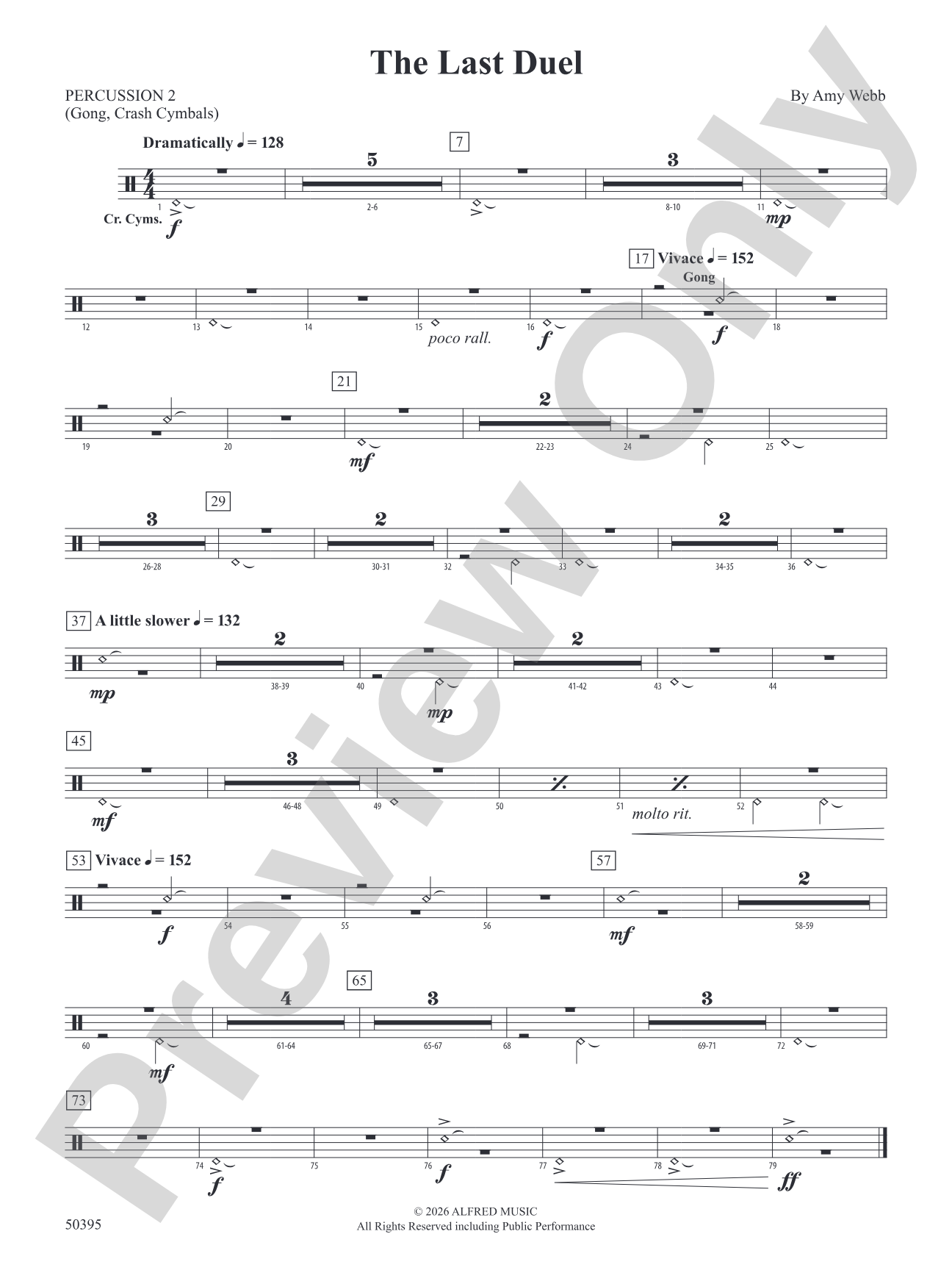The Last Duel: 2nd Percussion