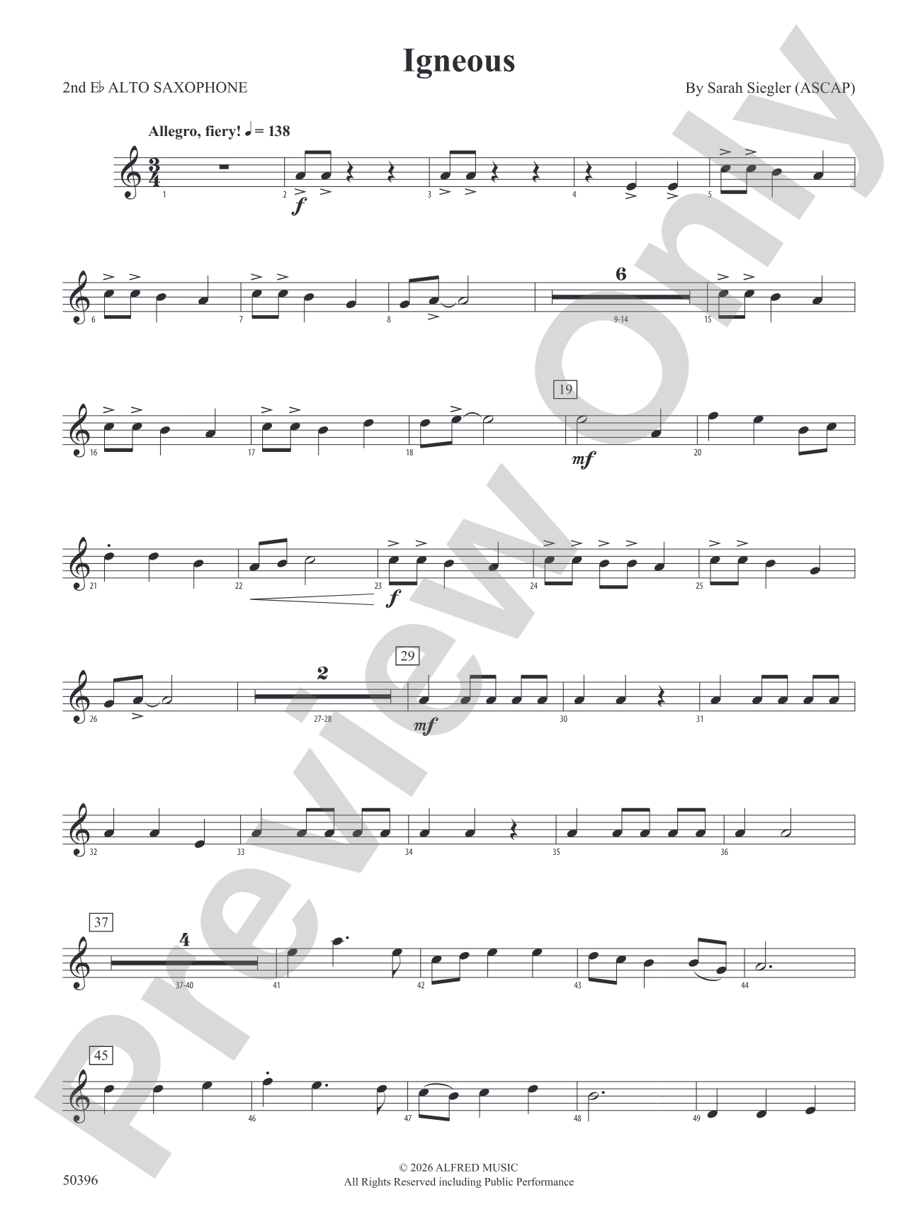 Igneous: 2nd E-flat Alto Saxophone