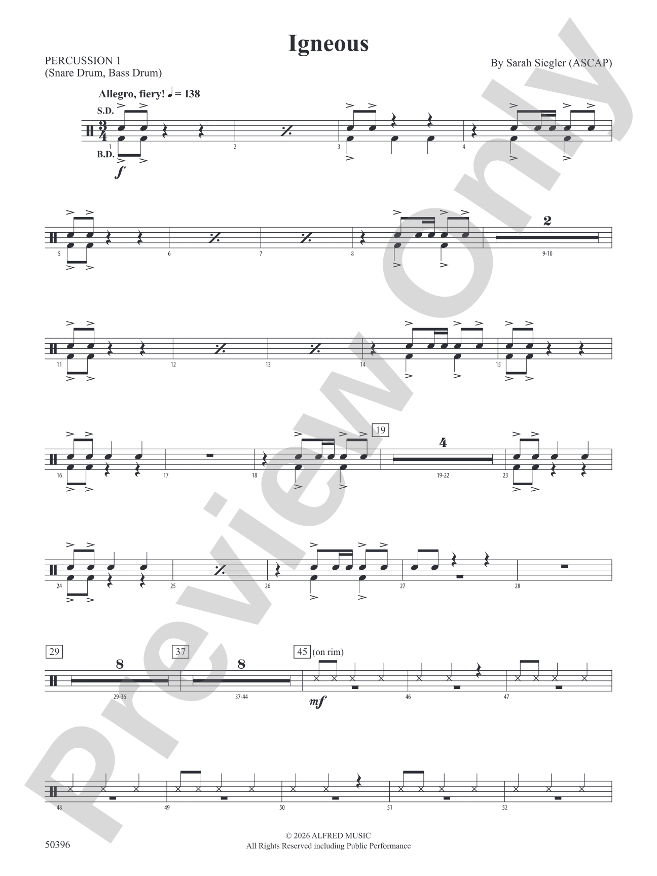 Igneous: 1st Percussion