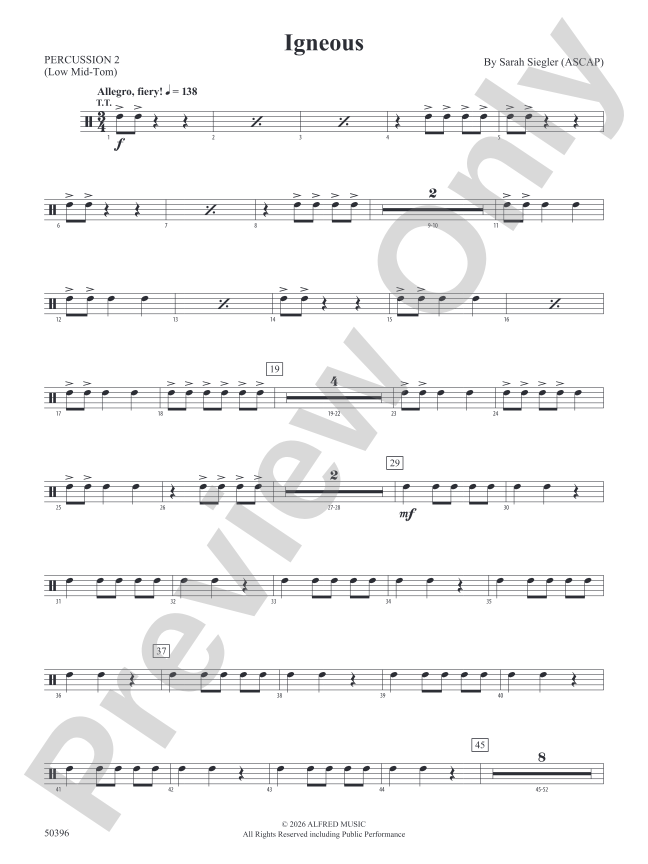 Igneous: 2nd Percussion