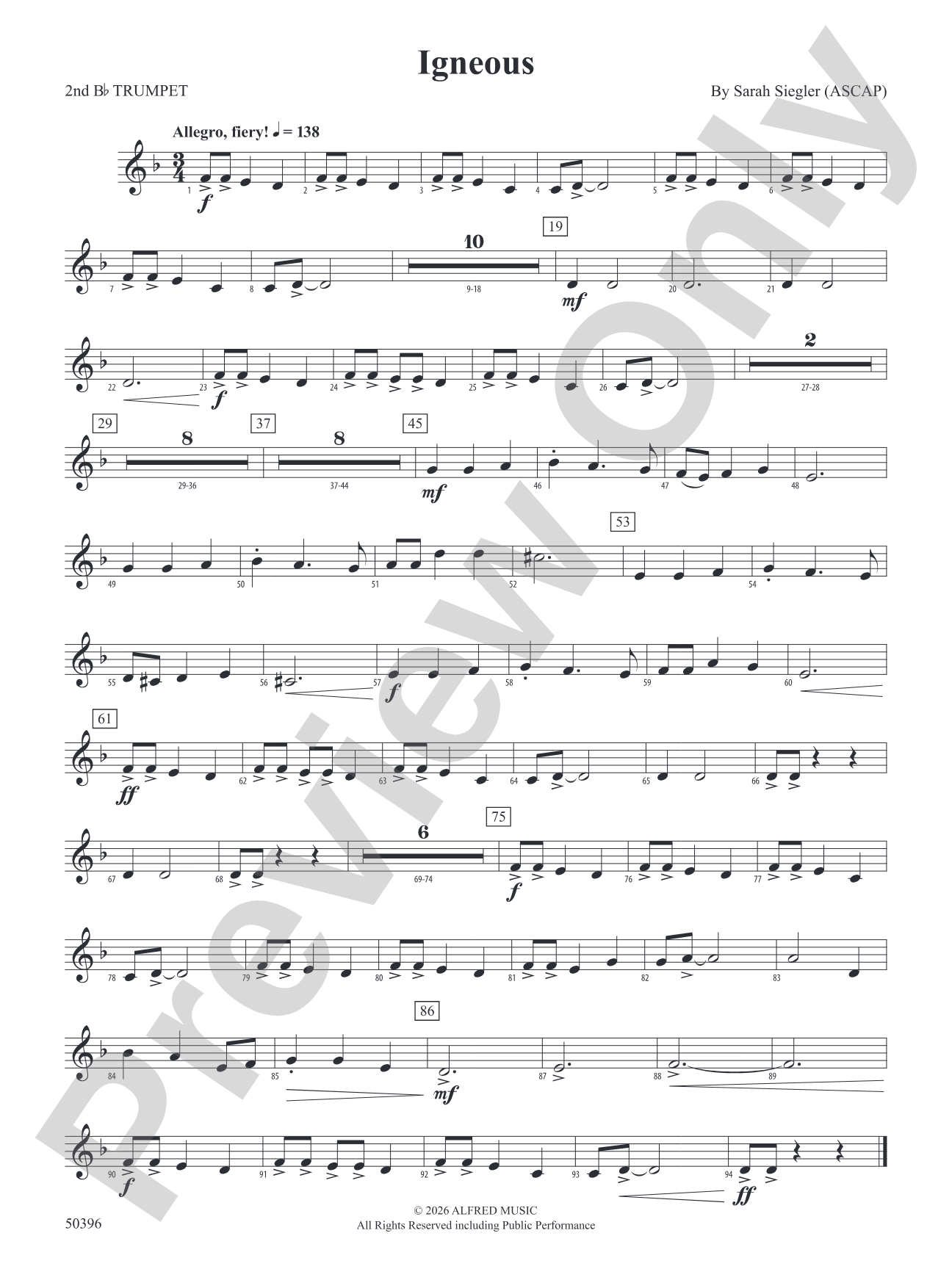 Igneous: 2nd B-flat Trumpet