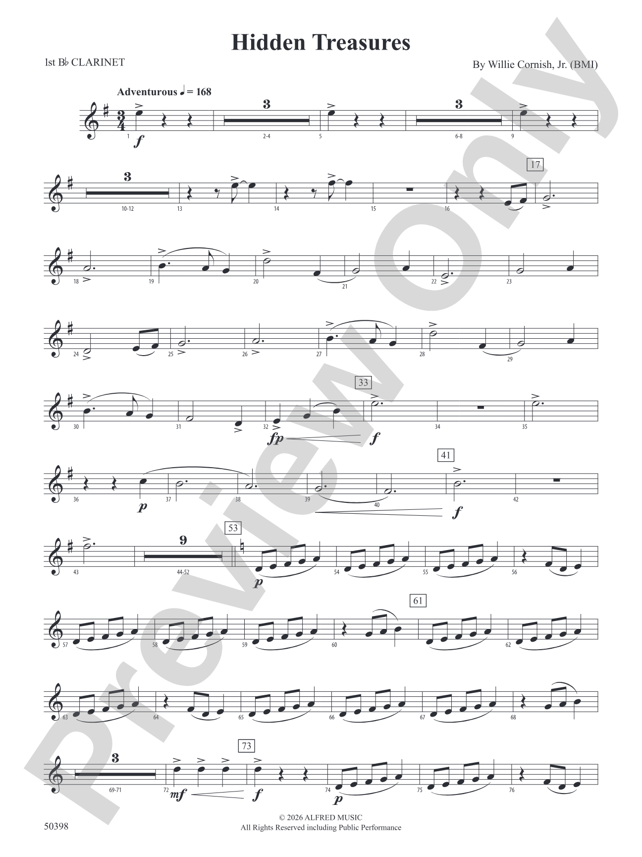 Hidden Treasures: 1st B-flat Clarinet