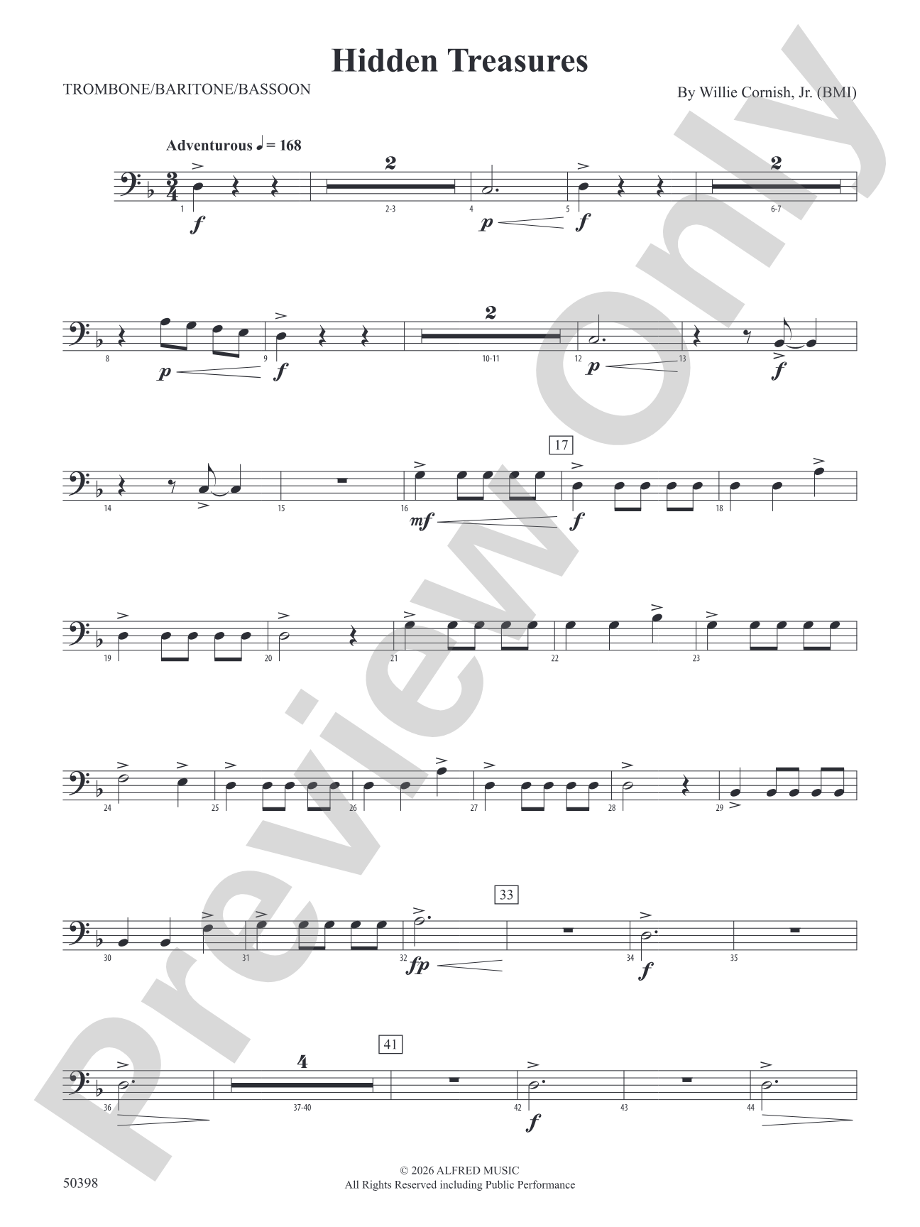 Hidden Treasures: 1st Trombone