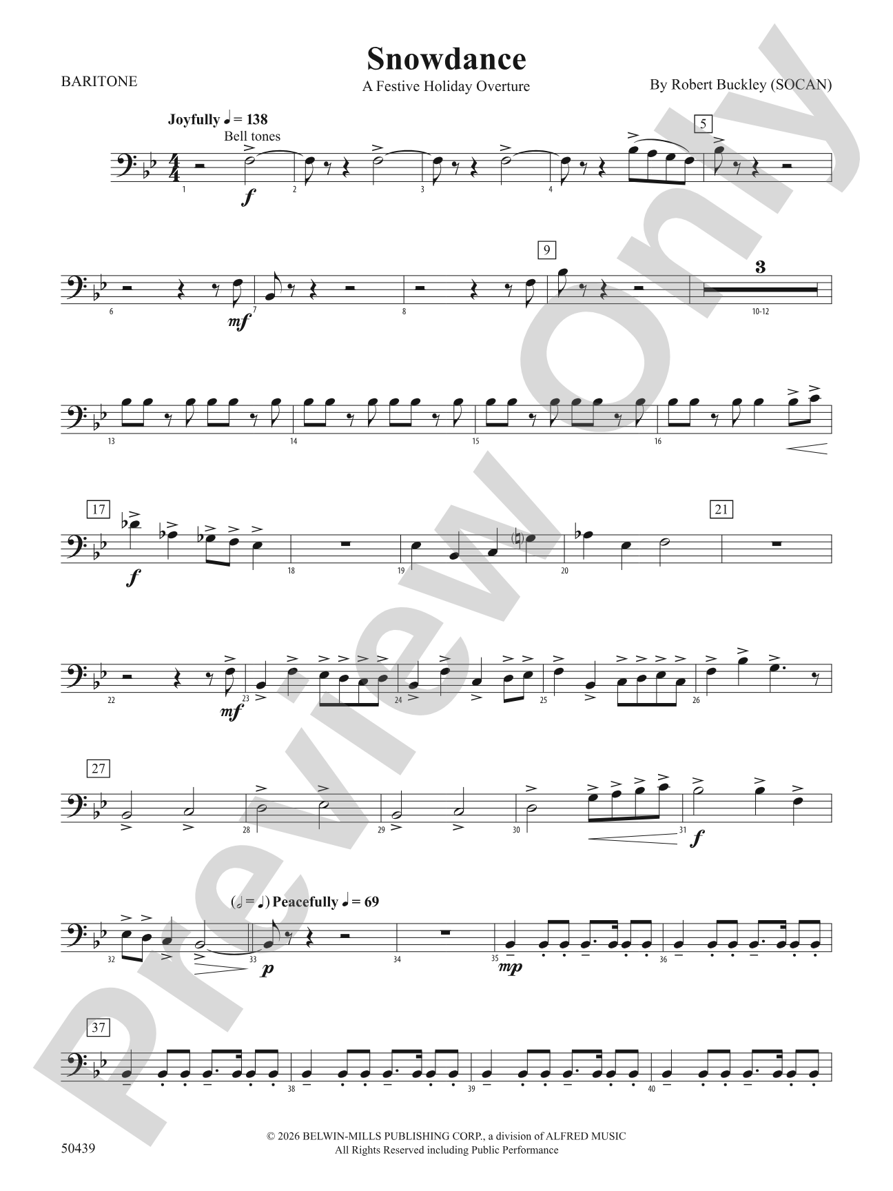 Snowdance: Baritone B.C.
