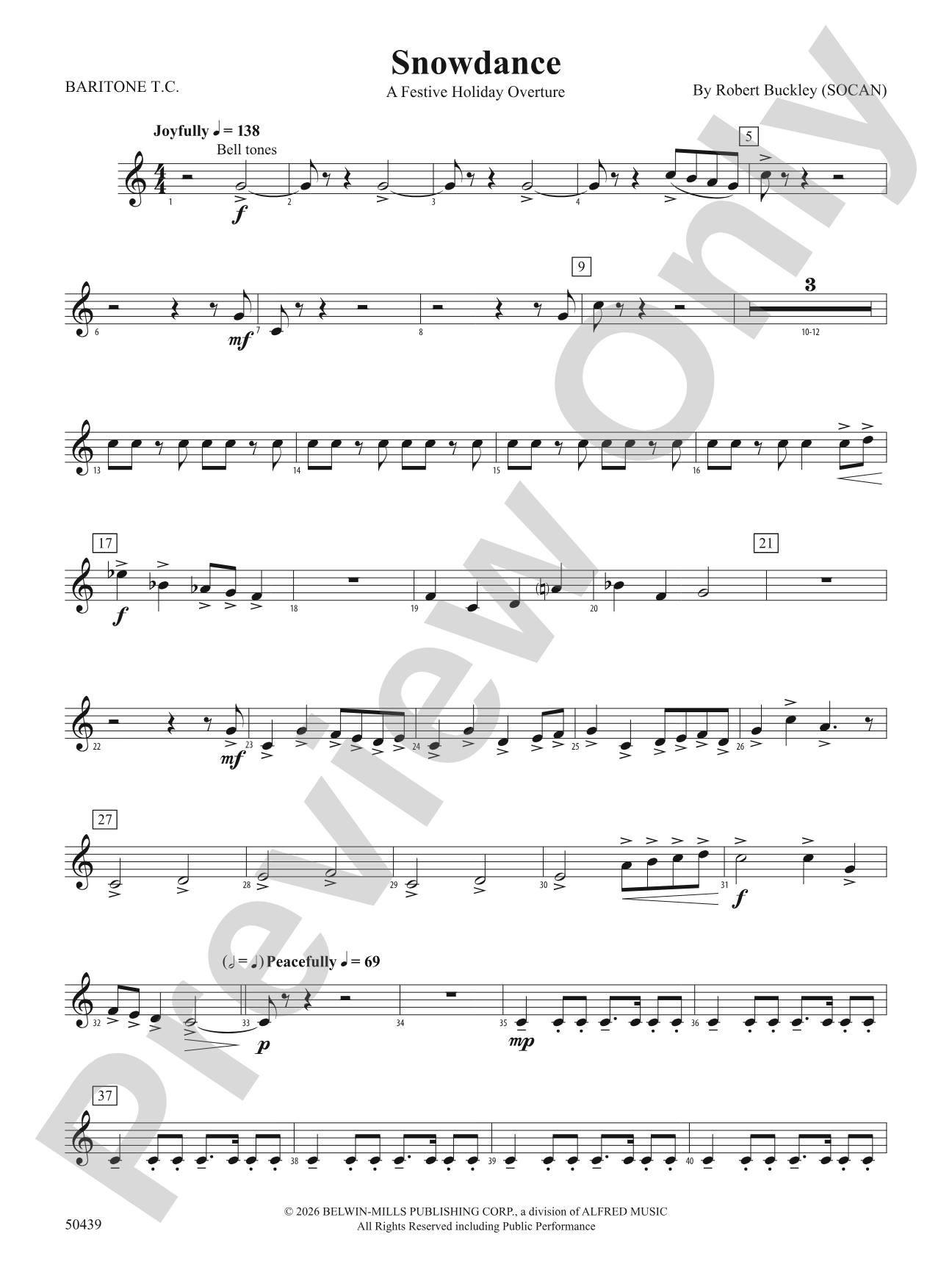 Snowdance: Baritone T.C.