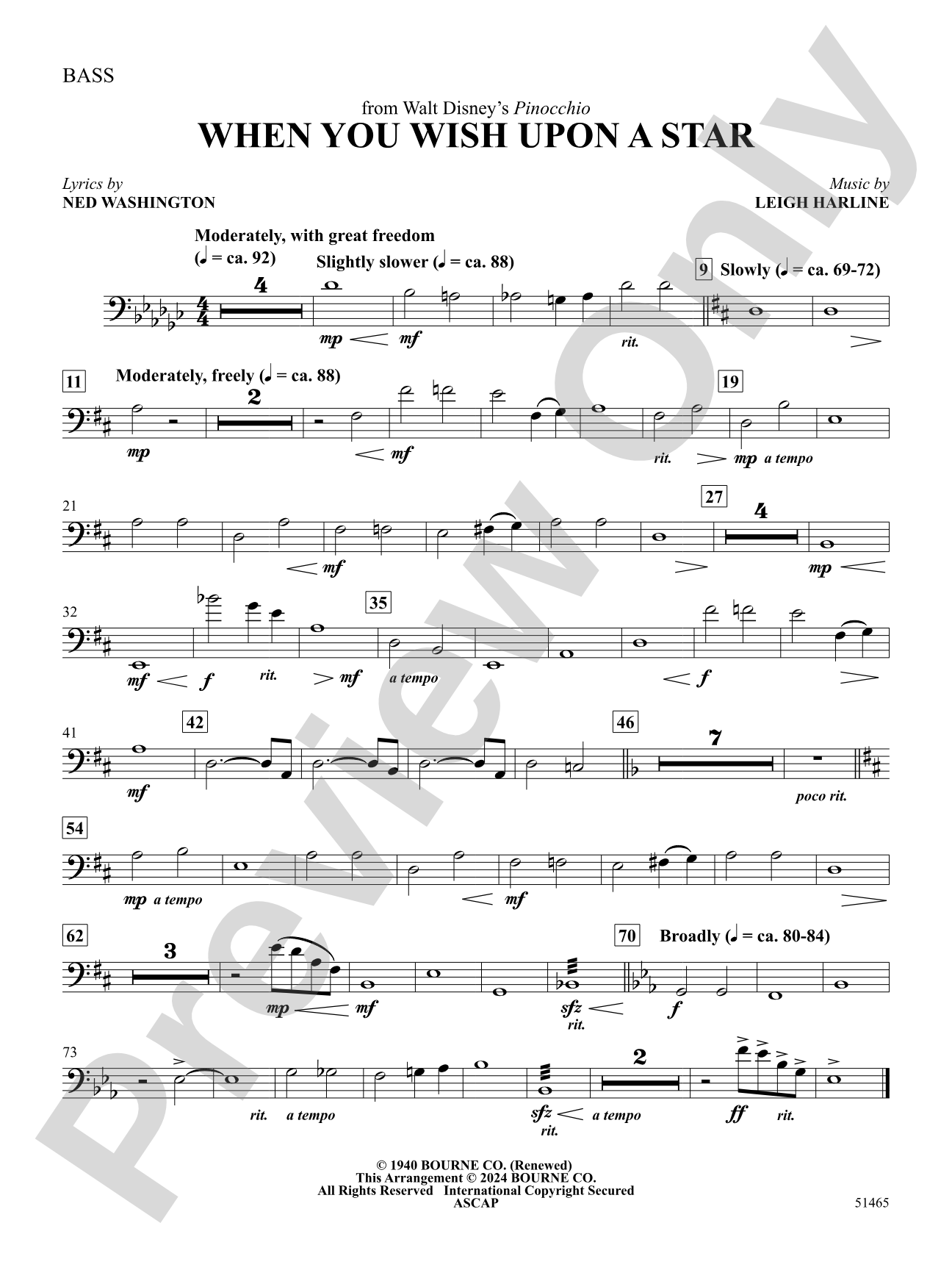 When You Wish Upon a Star: String Bass