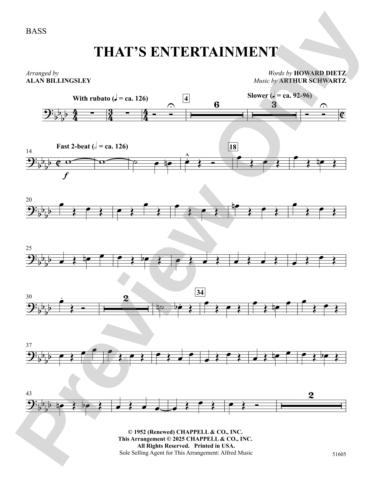 That's Entertainment: String Bass