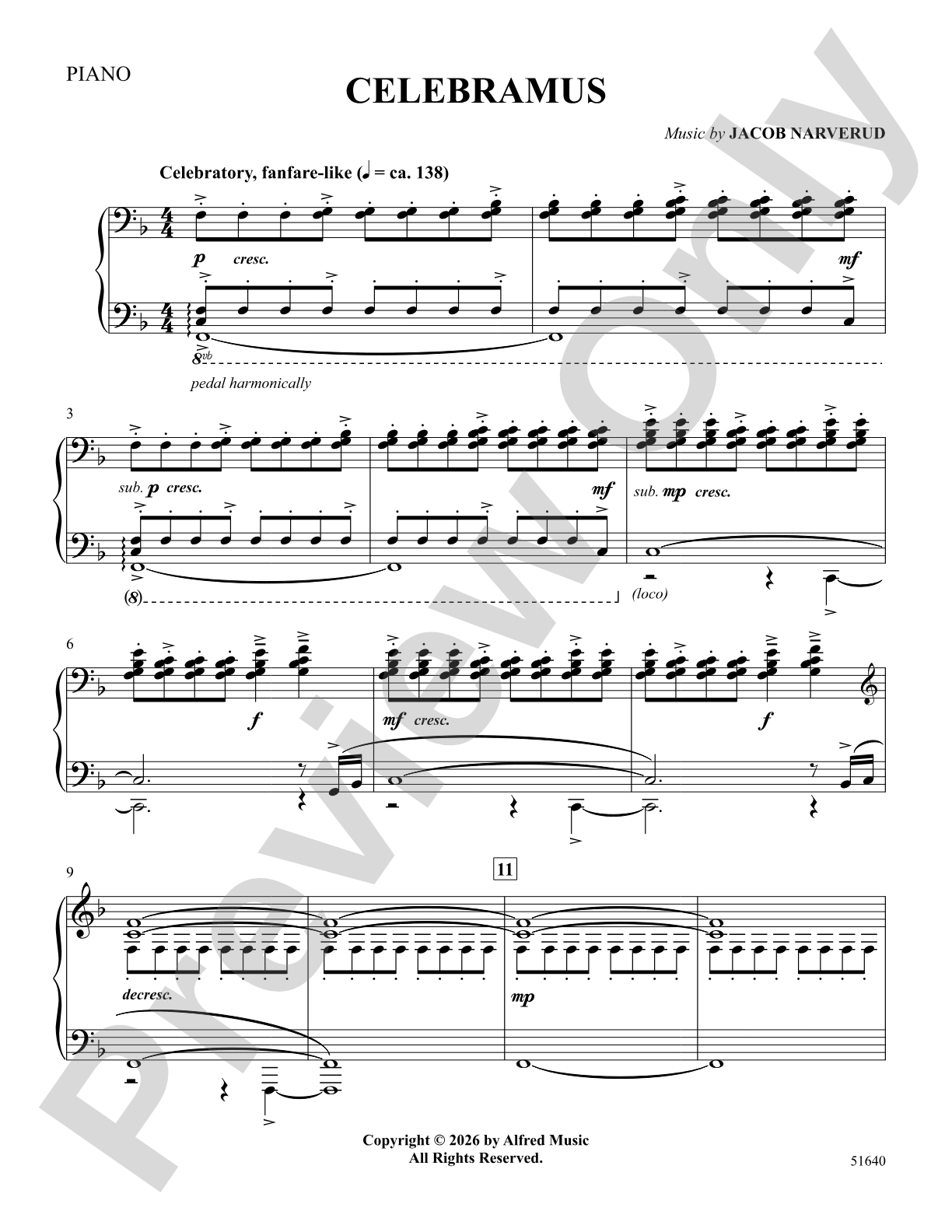 Celebramus: Piano Accompaniment