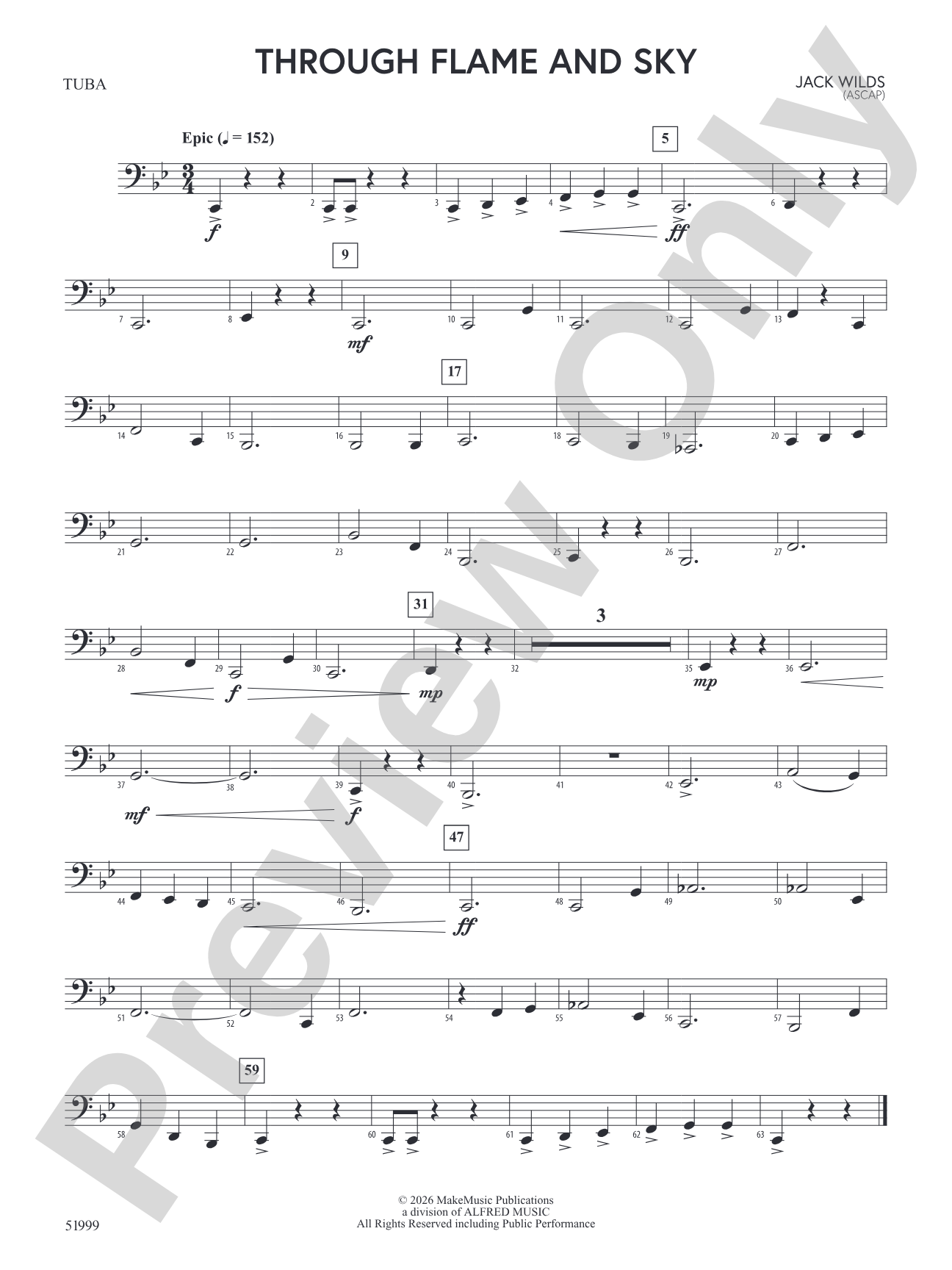 Through Flame and Sky: Tuba