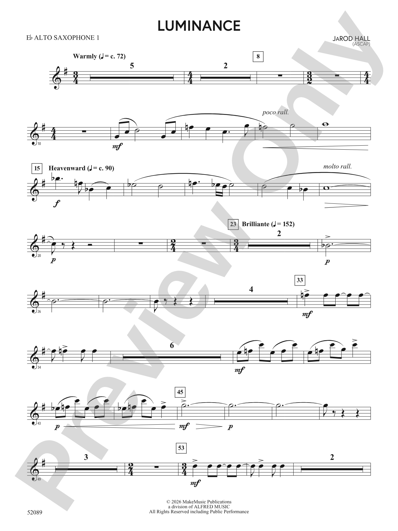 Luminance: E-flat Alto Saxophone