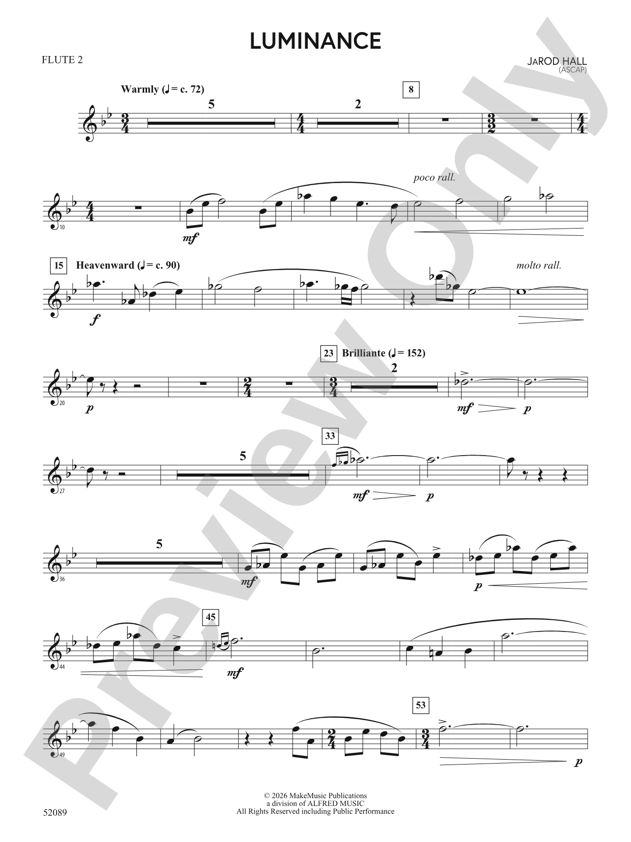 Luminance: 2nd Flute