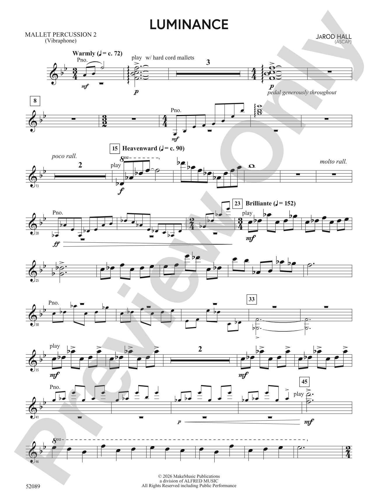 Luminance: 2nd Mallet Percussion