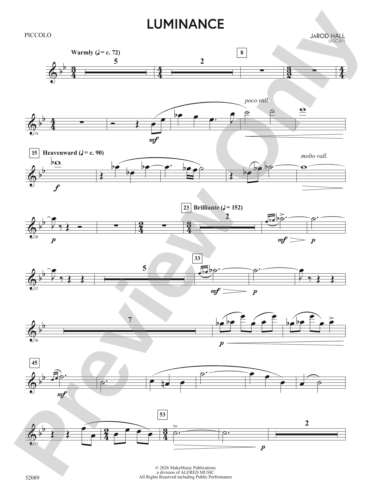 Luminance: Piccolo