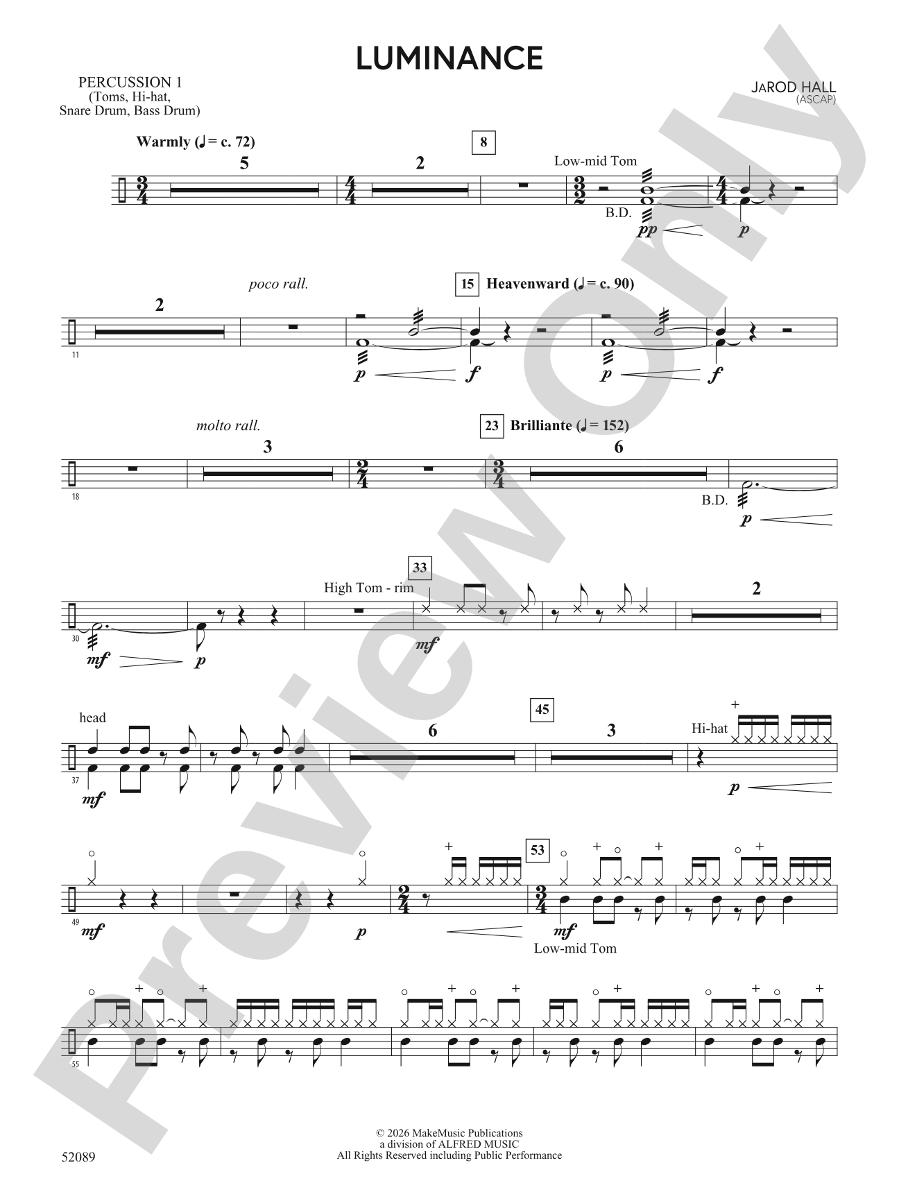 Luminance: 1st Percussion