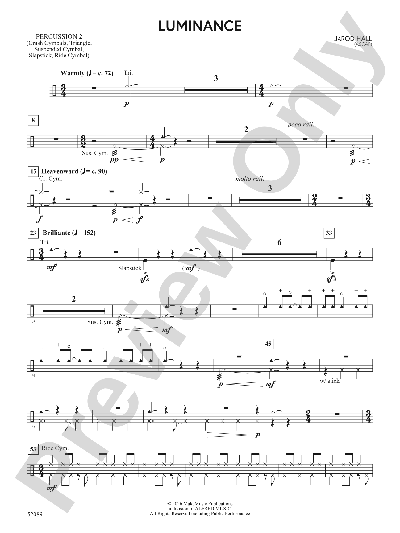 Luminance: 2nd Percussion
