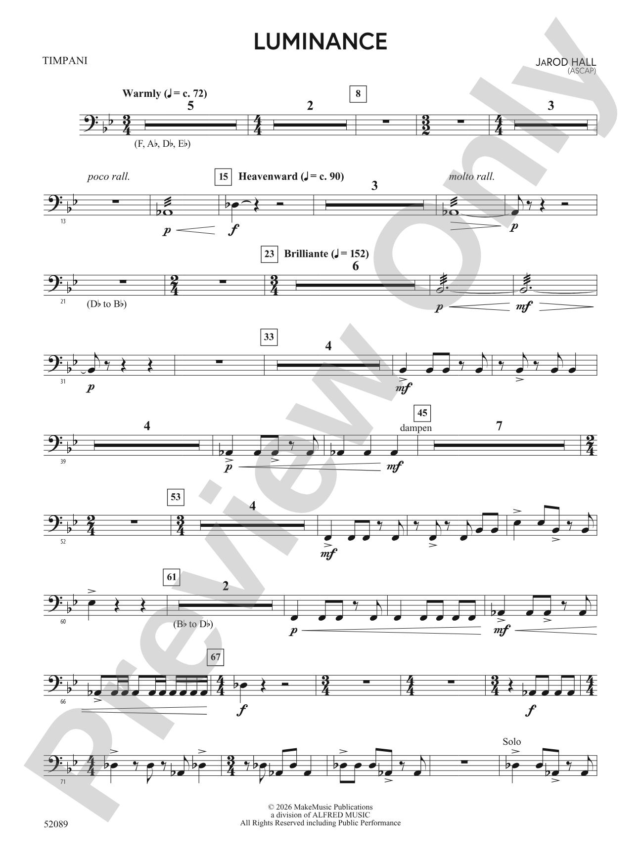 Luminance: Timpani