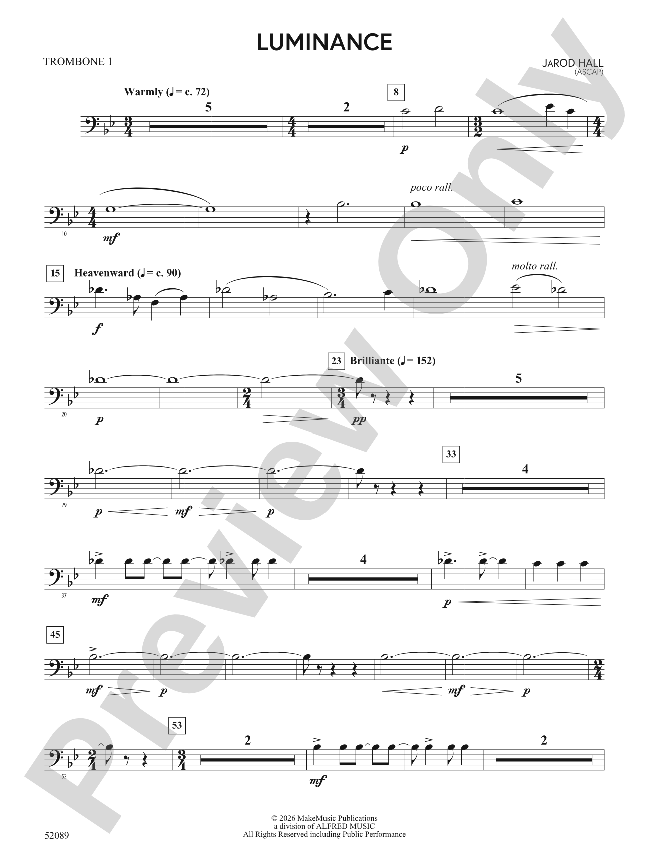 Luminance: 1st Trombone