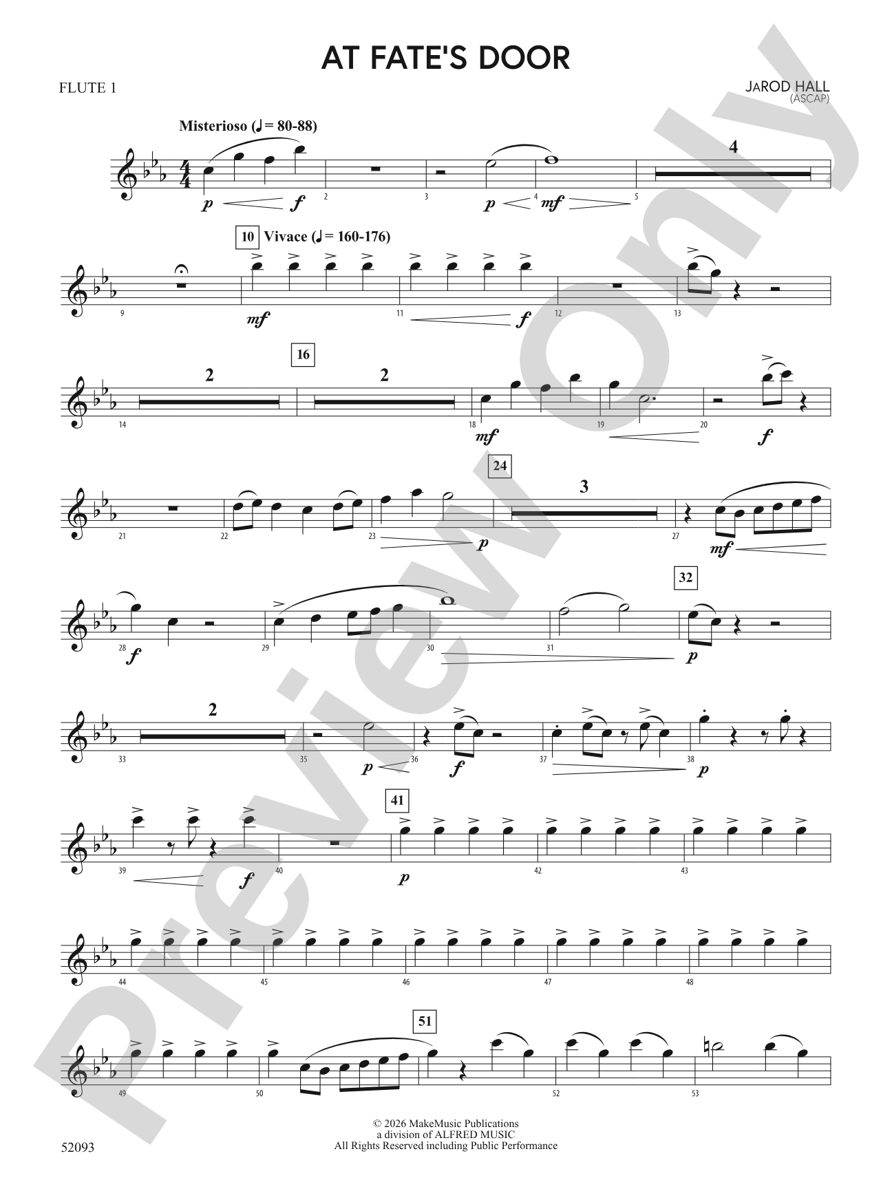 At Fate's Door: Flute