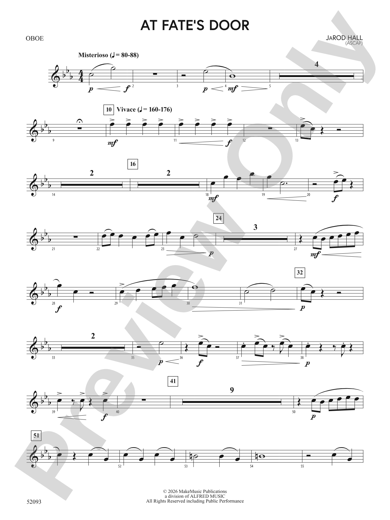 At Fate's Door: Oboe