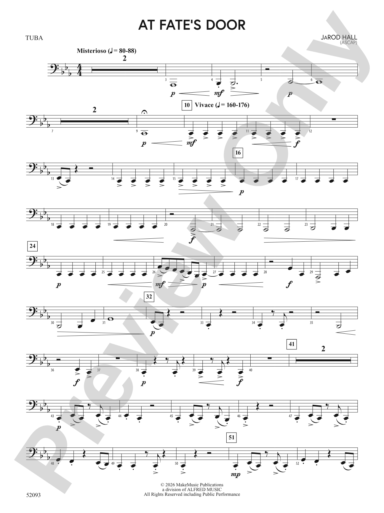 At Fate's Door: Tuba
