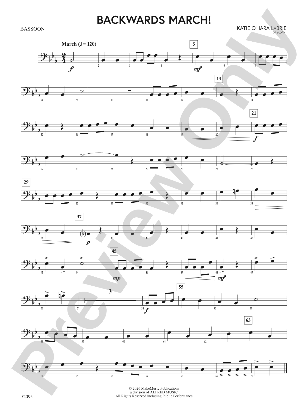 Backwards March!: Bassoon